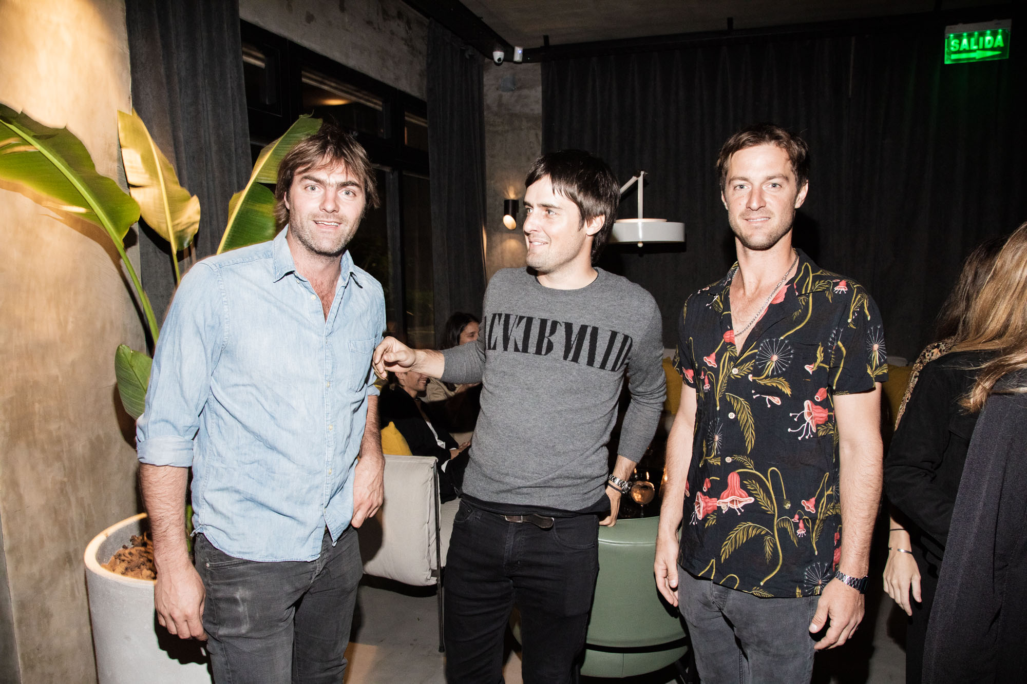 Eduardo Blaquier, Federico Nelson y Santiago Tanoira