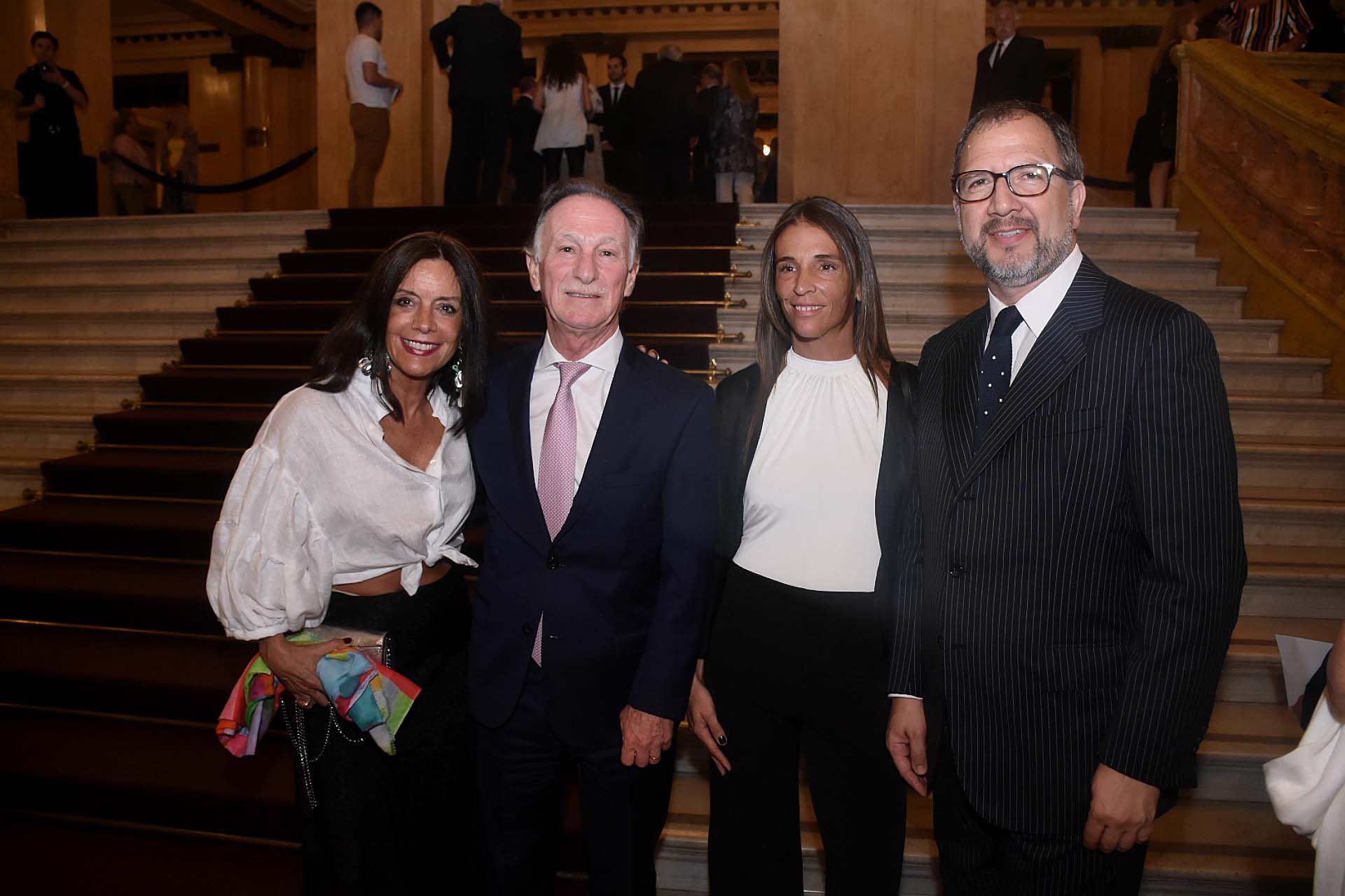 Carolina Barros, Gustavo Weiss, Luciana De Turris y Fabián Perechodnik