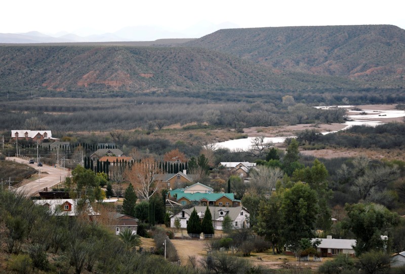 Vista panorámica de la comunidad mormona de La Mora en Sonora, México. 10 de enero de 2020. REUTERS/Carlos Jasso