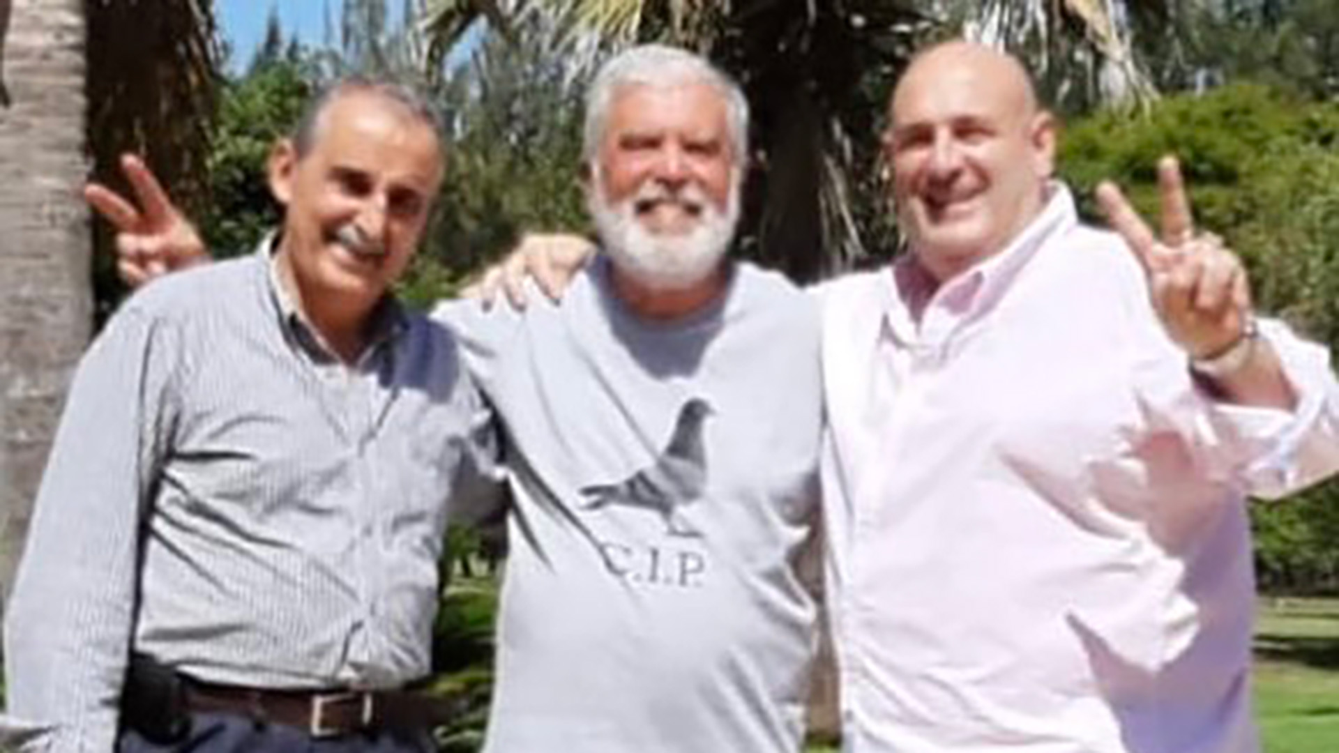 De Vido con Guillermo Moreno y Santiago Cueno en su chacra cuando cumplía la prisión domiciliaria