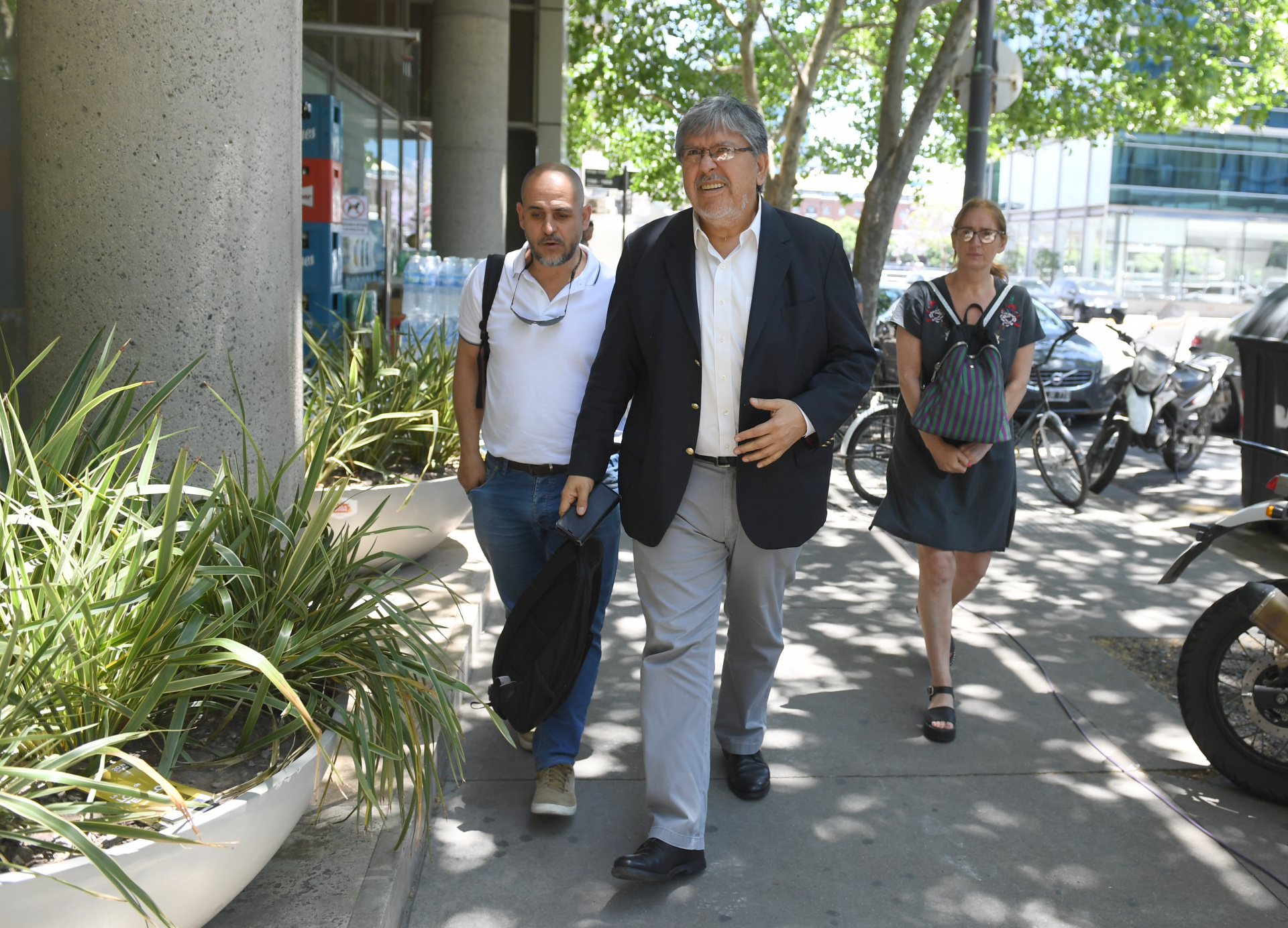 Fernando Chino Navarro es uno de los organizadores del traspaso de mando (Maximiliano Luna)