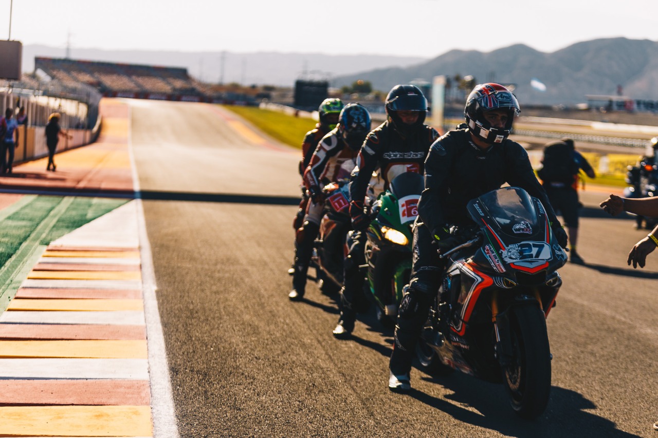 "Es una gran experiencia, acerca al motociclista común a lo que es el profesionalismo", contó Cecilio Lescano, participante del SBK Hospitality Club Track Experience (Prensa WorldSBK San Juan)