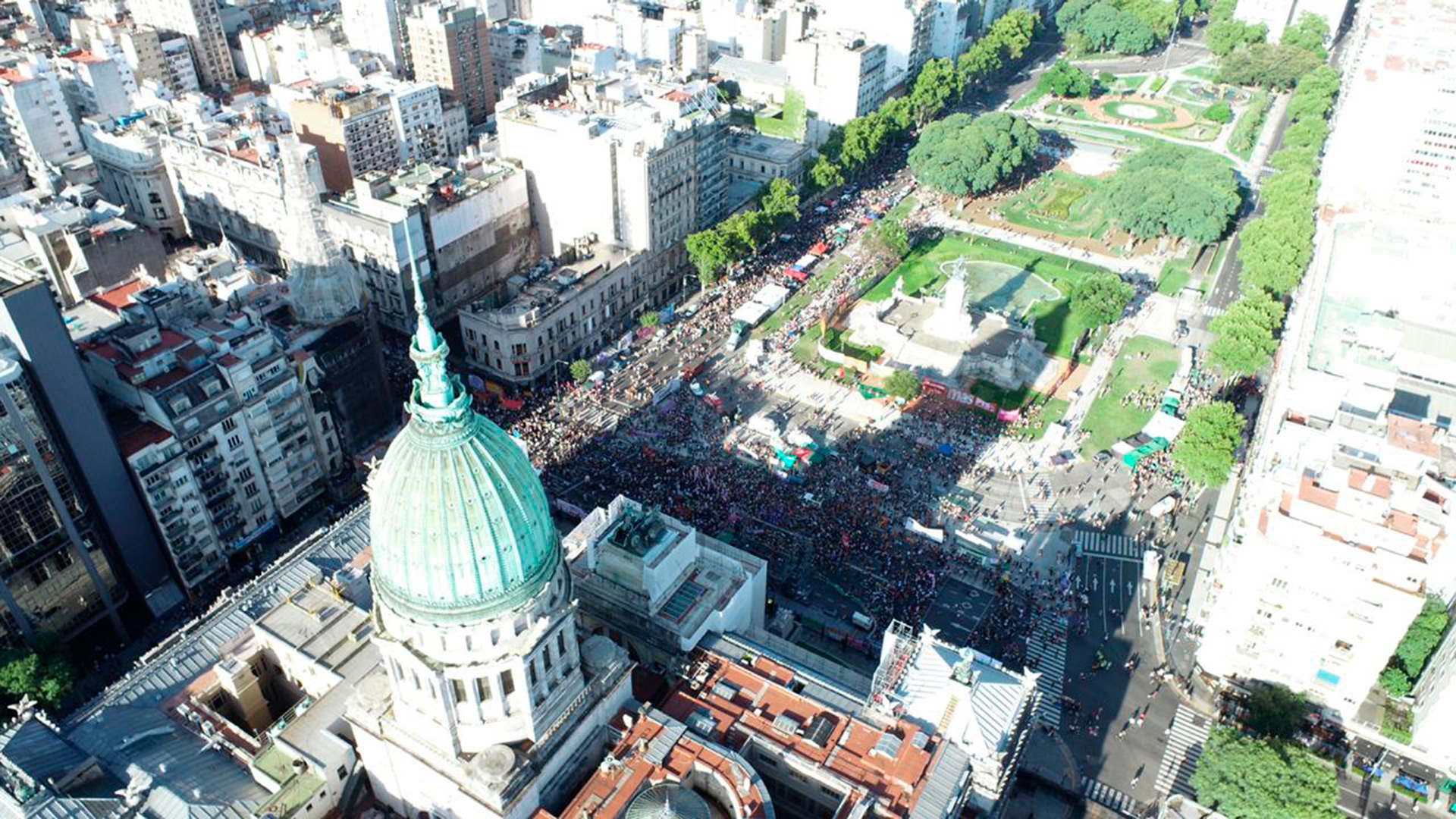 La manifestación duró hasta la noche