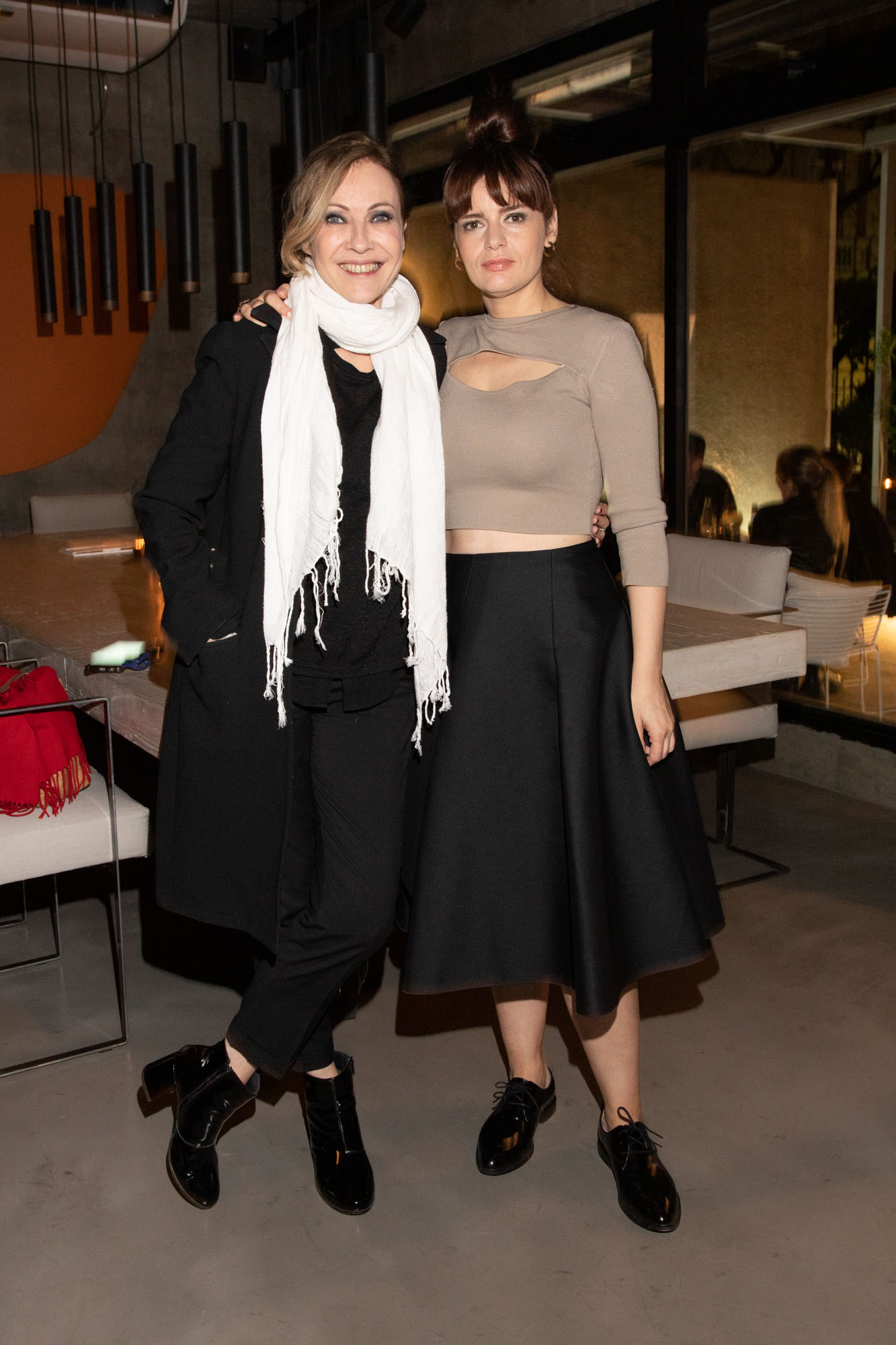 Inés Estevez y Romina Ricci