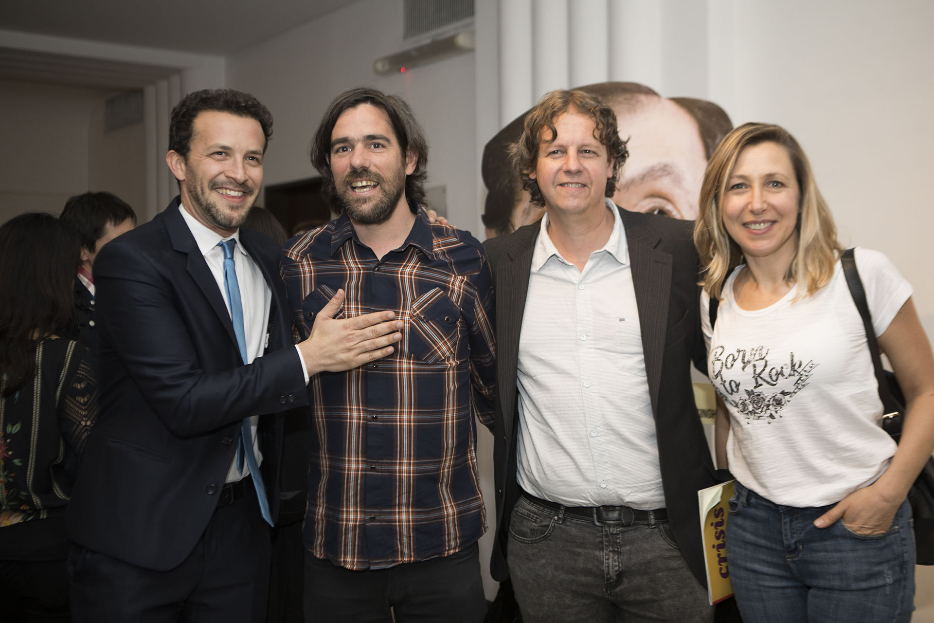 Alejandro Bercovich junto a Nicolás Del Caño, Christian Castillo y Myriam Bregman