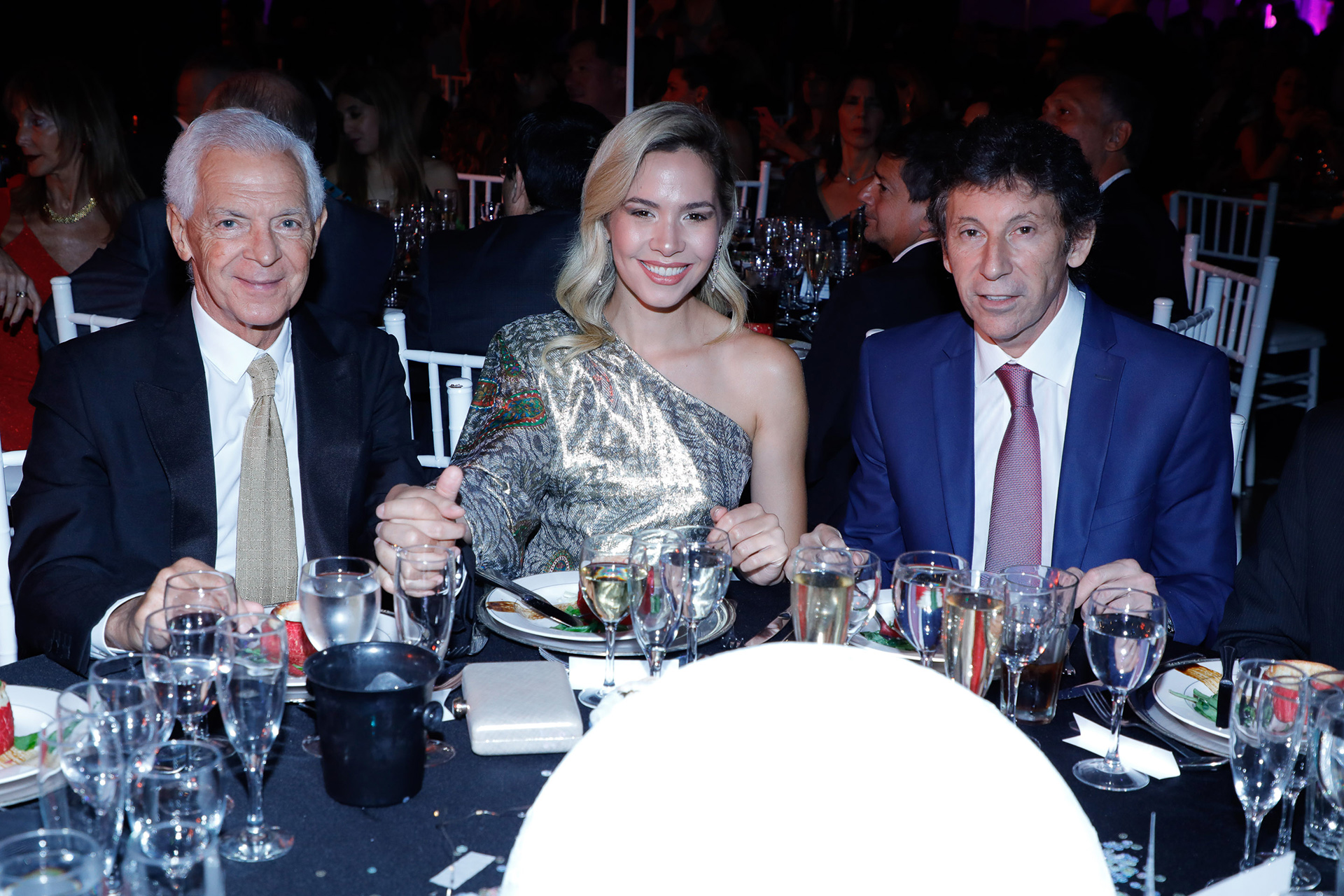 Eduardo Costantini, Elina Fernández Fantacci y Gustavo Posse