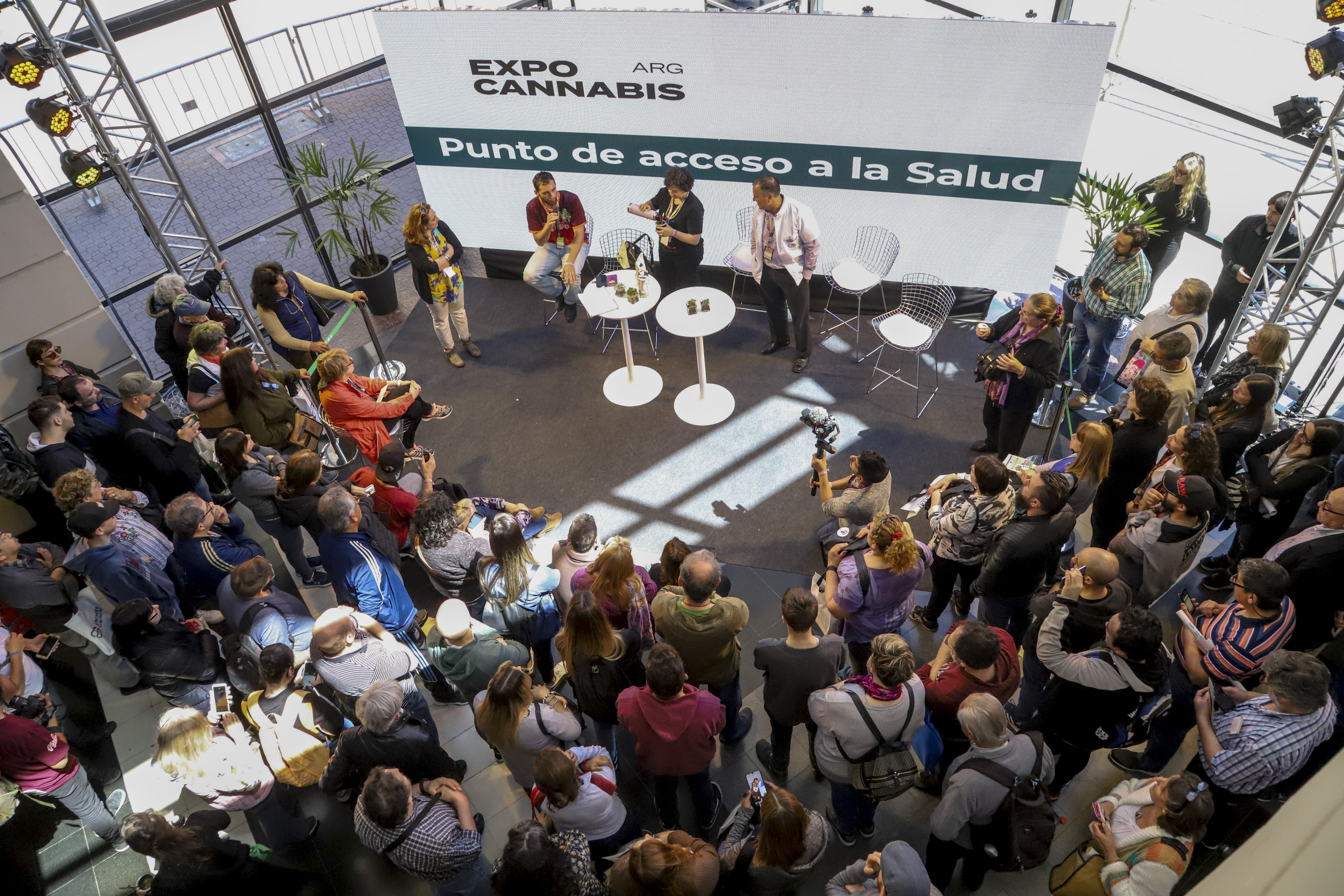 Durante la Expo Cannabis Argentina 50 mil personas pasaron por la Rural en busca de información y acceso seguro a la planta (Gentileza Expo Cannabis)