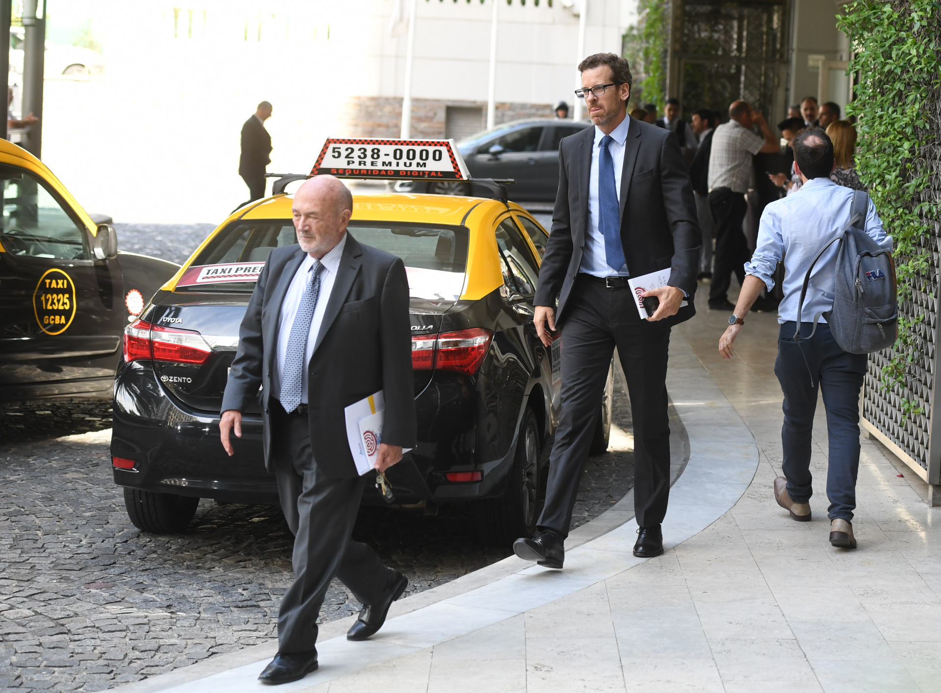 Alberto L. Grimoldi, presidente de Grimoldi; y Julio Figueroa, presidente de Citi