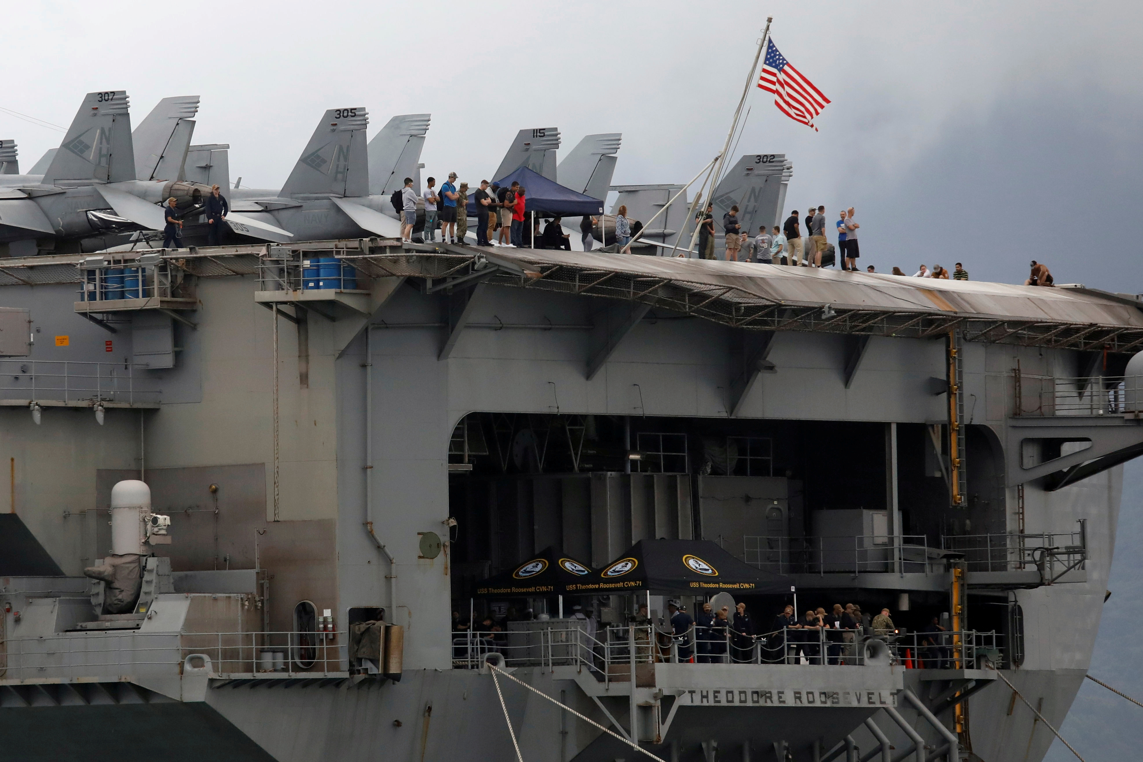 El portaaviones USS Theodore Roosevelt (Reuters)