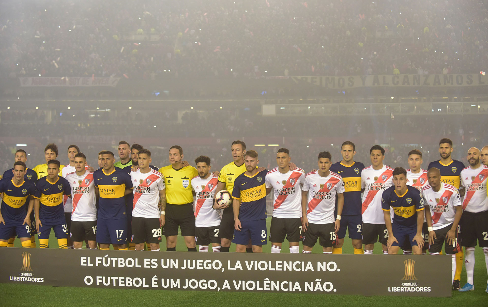 Los 22 jugadores del Superclásico