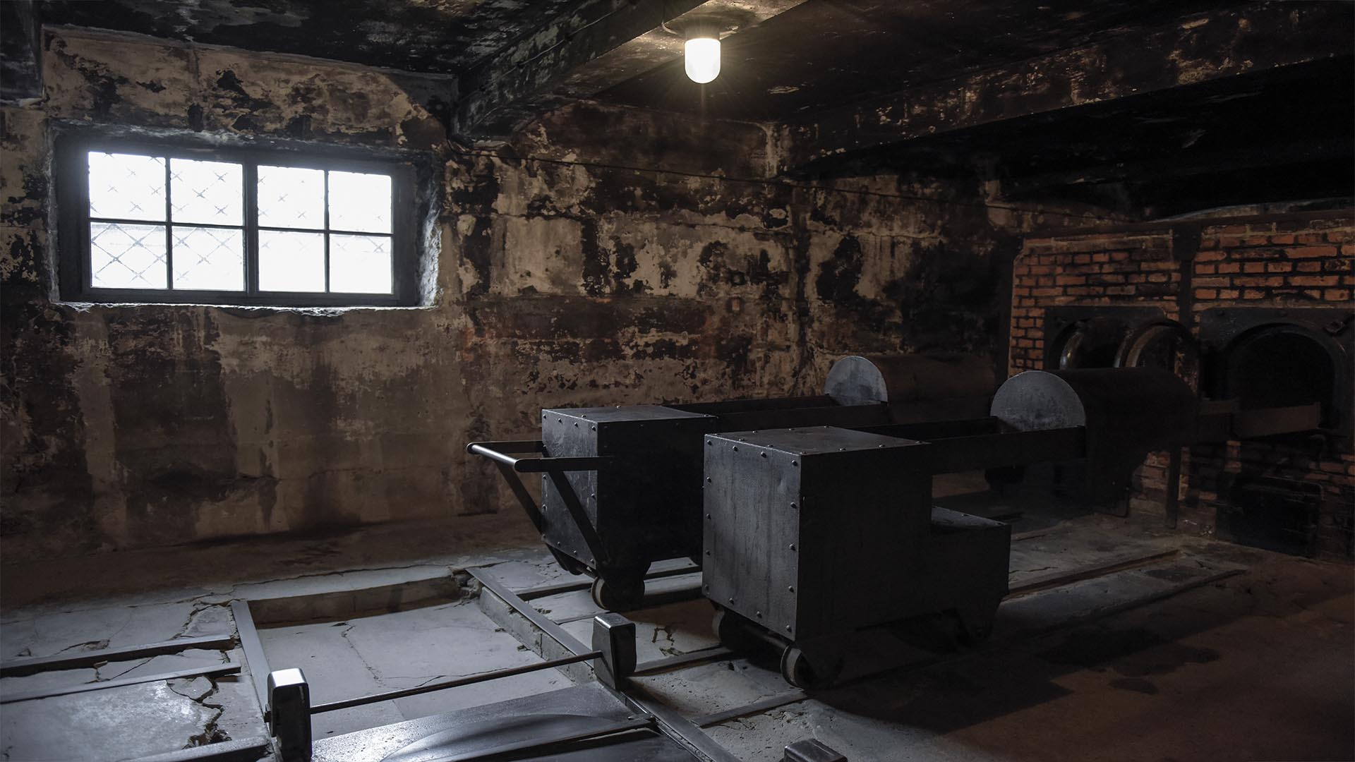 Hornos en los que se incineraban los cuerpos de los prisioneros que eran exterminados o que fallecían por las condiciones inhumanas en las que se encontraban.