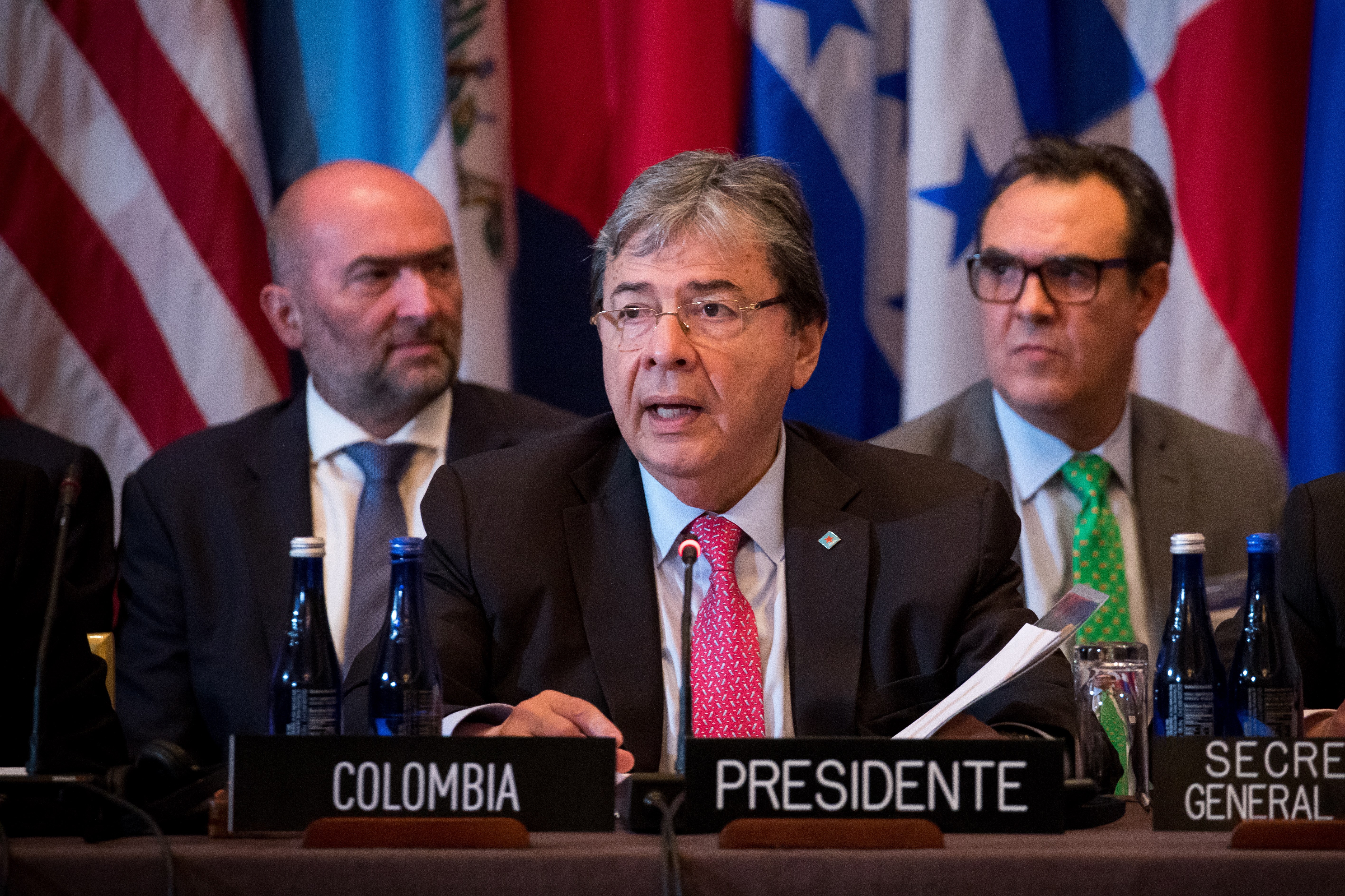 El canciller colombiano Carlos Holmes Trujillo encabezó el órgano de consulta este lunes en Nueva York (EFE)