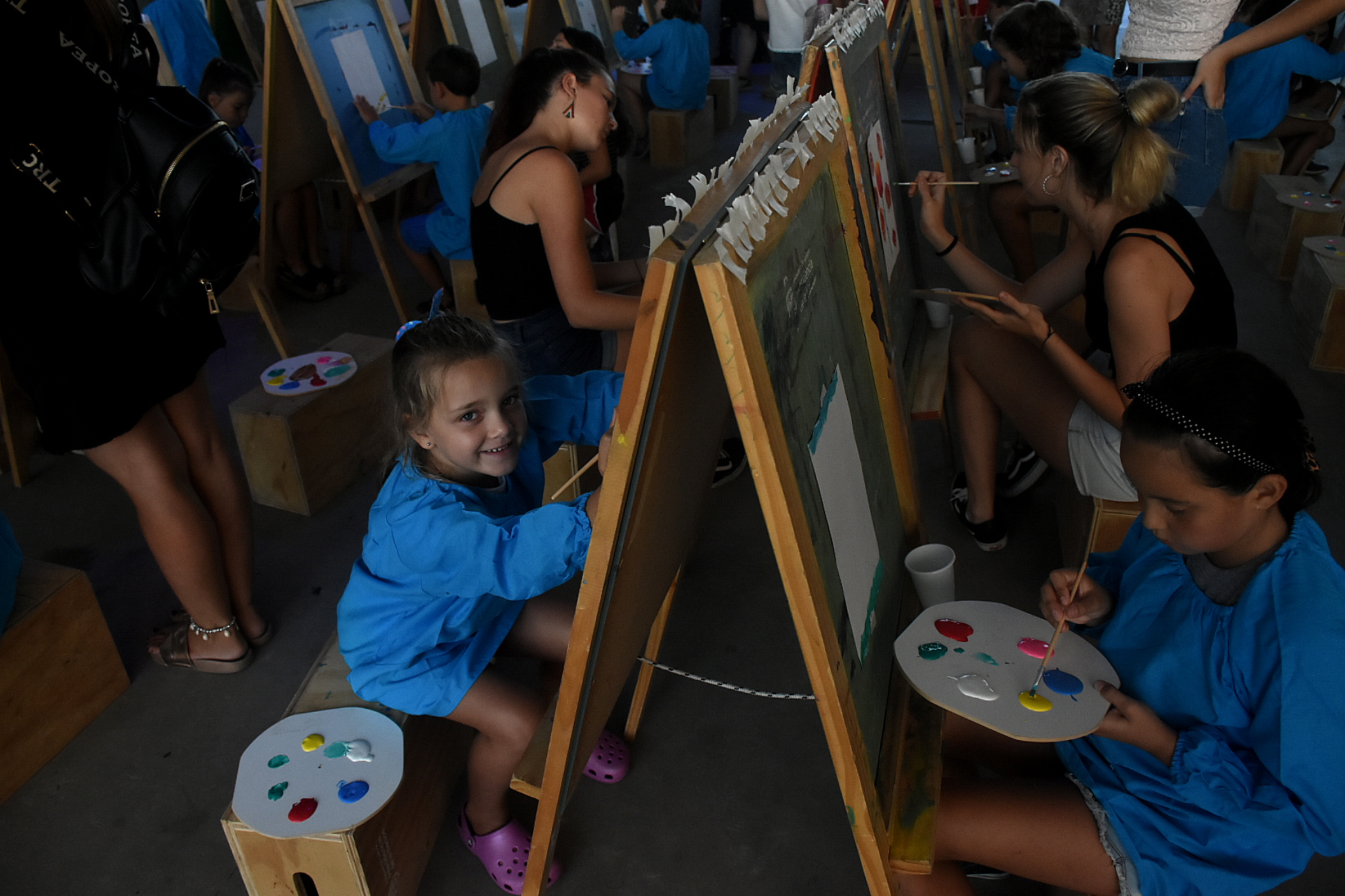 También hubo talleres para niños.