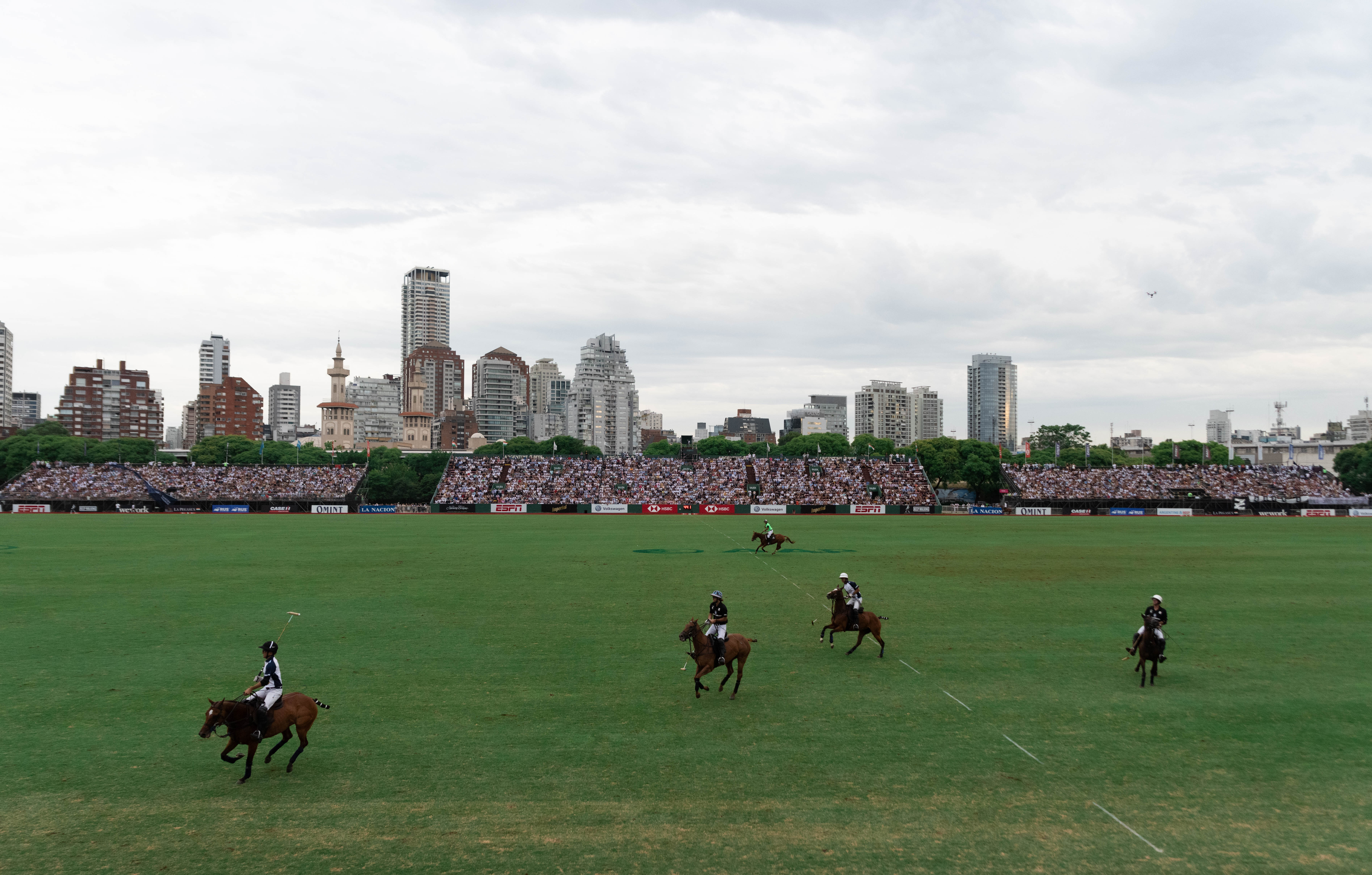 La imponente vista de la final en el Campo Argentino de Polo