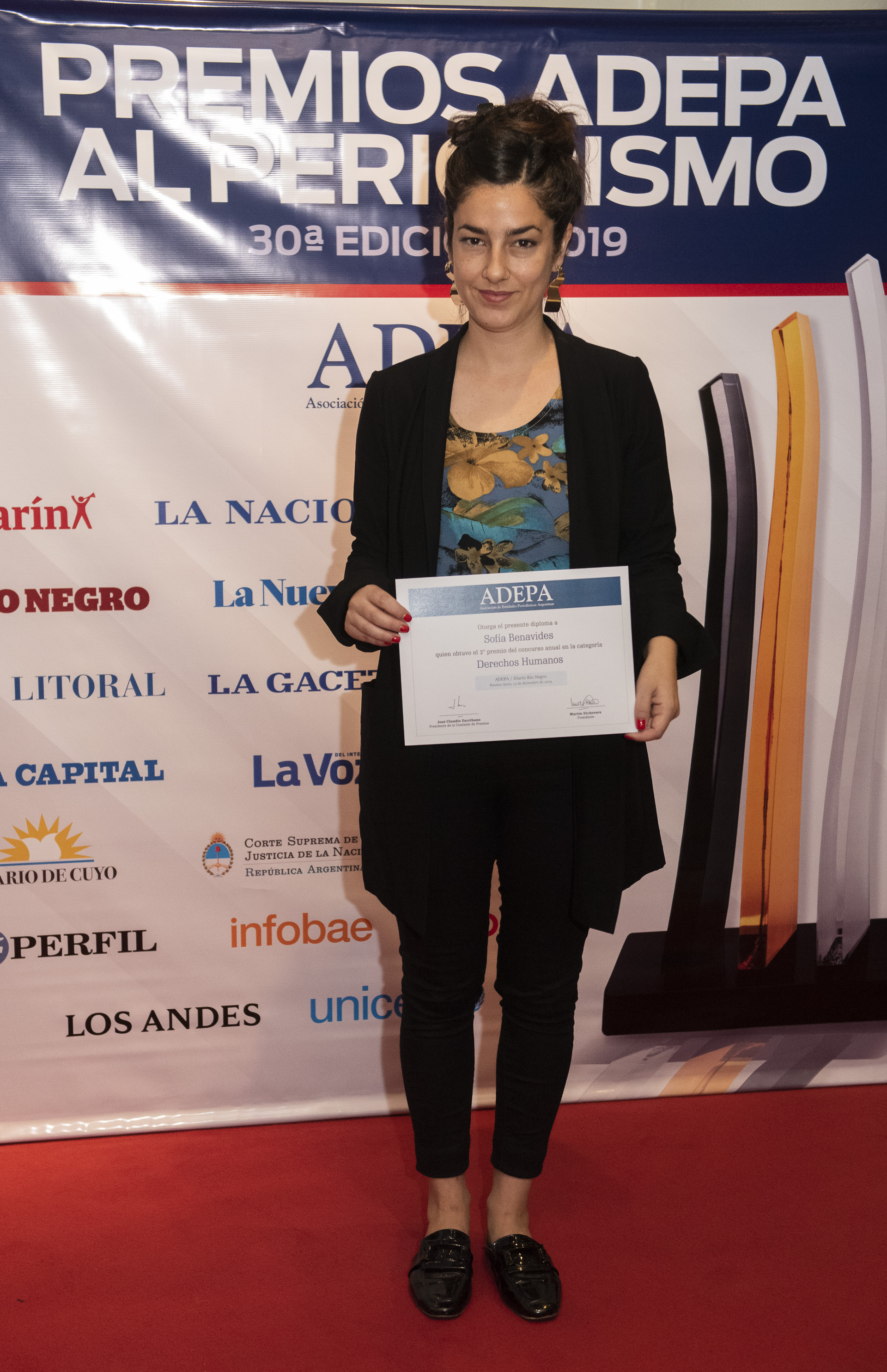 La periodista de Infobae Sofía Benavides ganó el 2° premio en la categoría Derechos Humanos