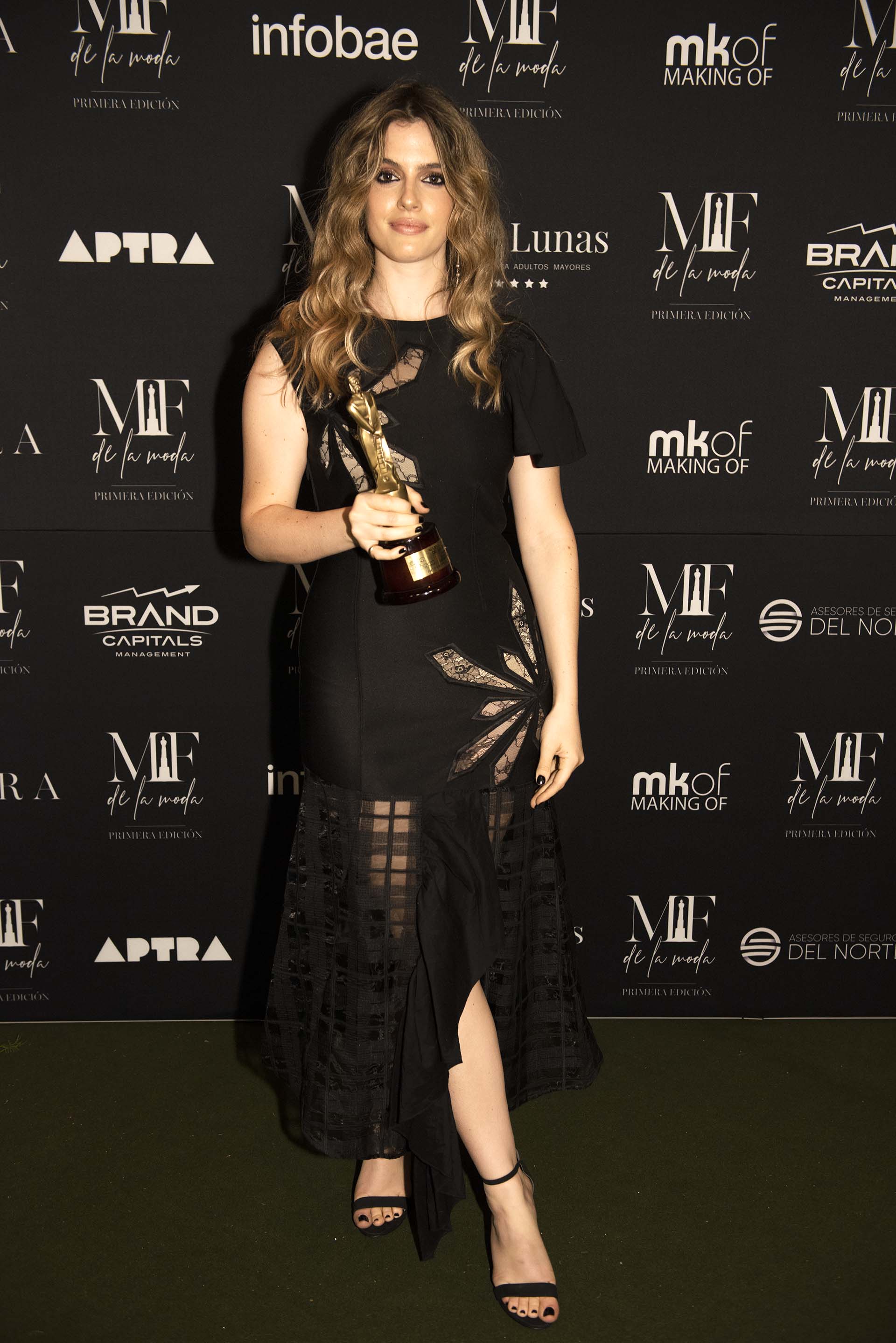 Chiara Parravicini recibió el premio de APTRA a la mejor cantante femenina