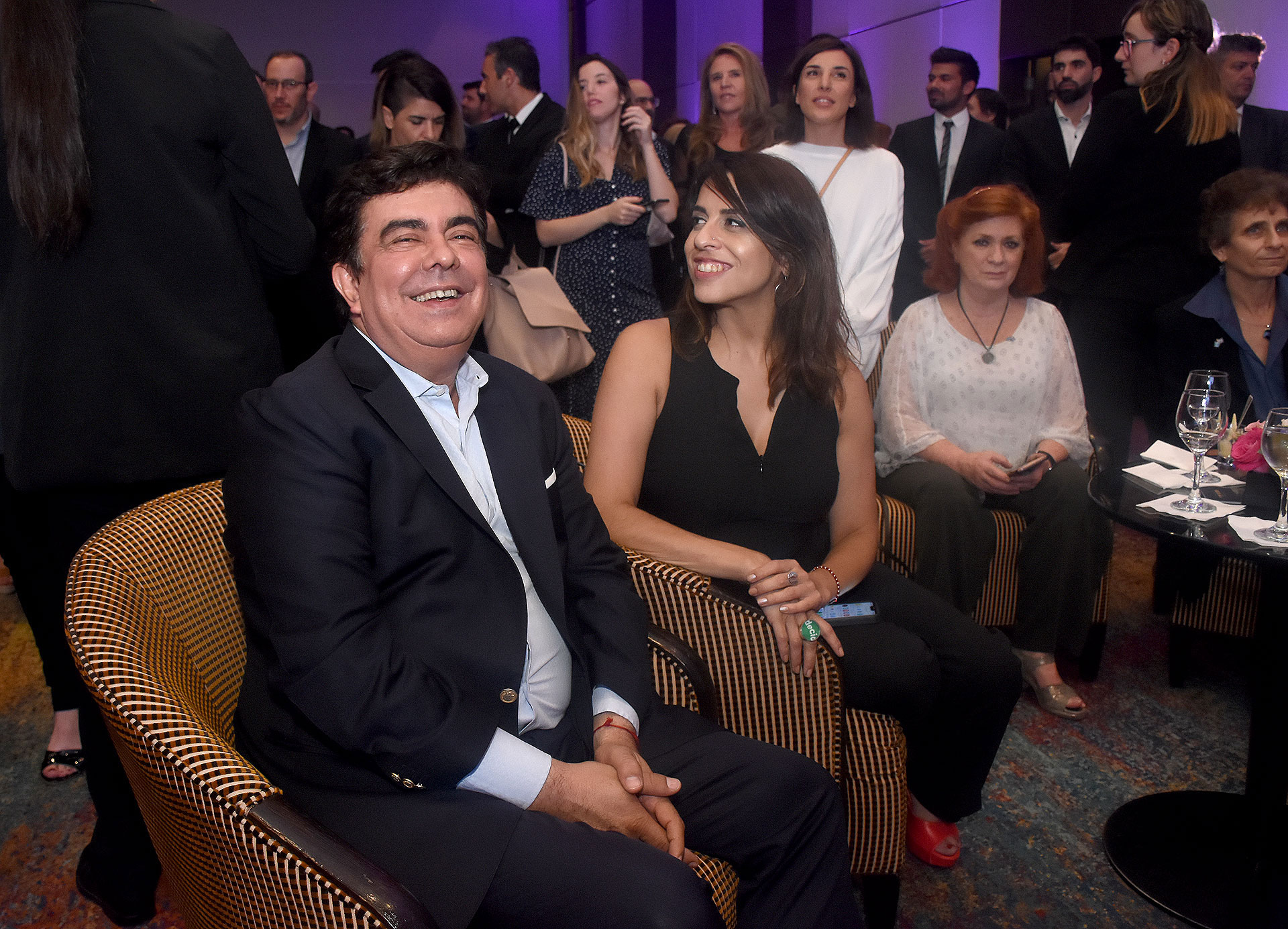 Fernando Espinoza y Victoria Donda