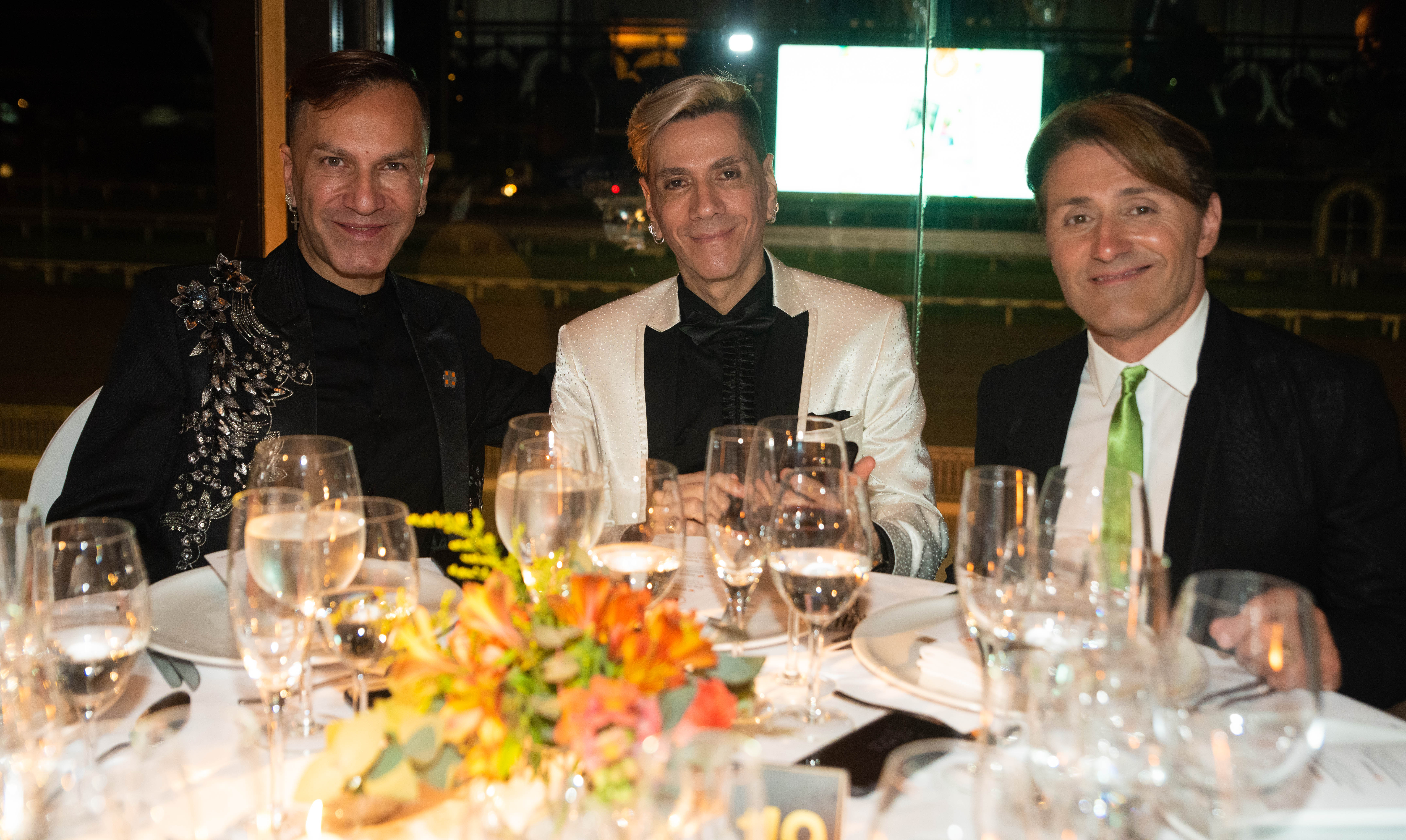 Walter Vázquez, Roberto Piazza y Daniel Gómez Rinaldi