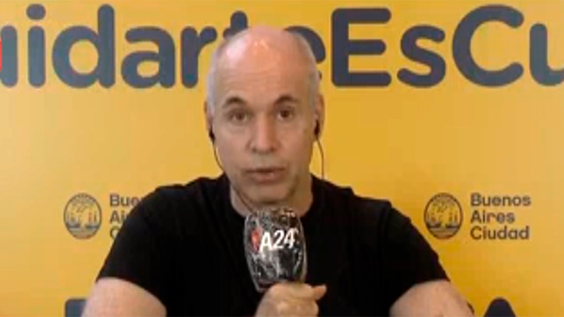 El jefe de Gobierno porteño, Horacio Rodríguez Larreta