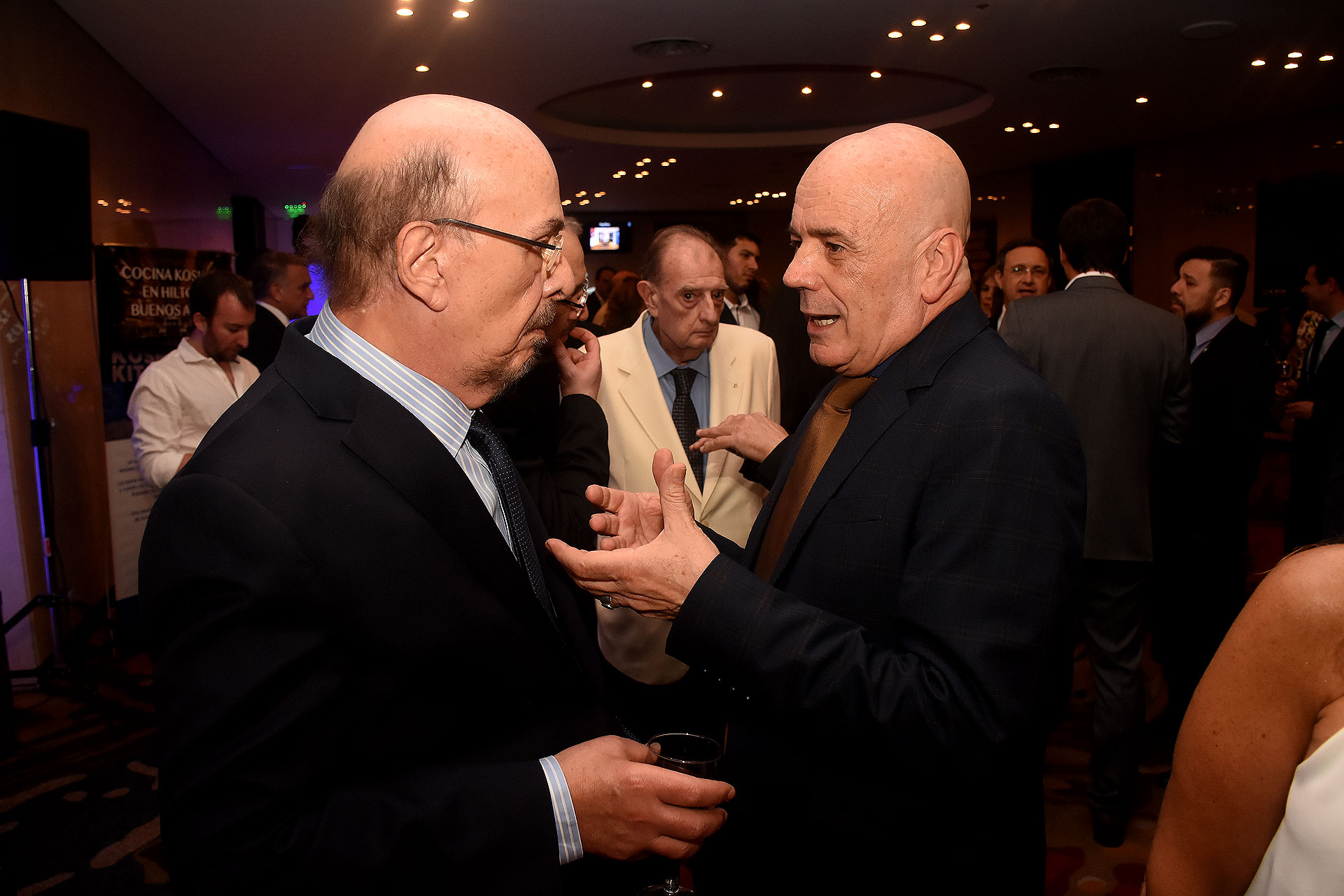 El periodista Joaquín Morales Solá y Jorge Telerman