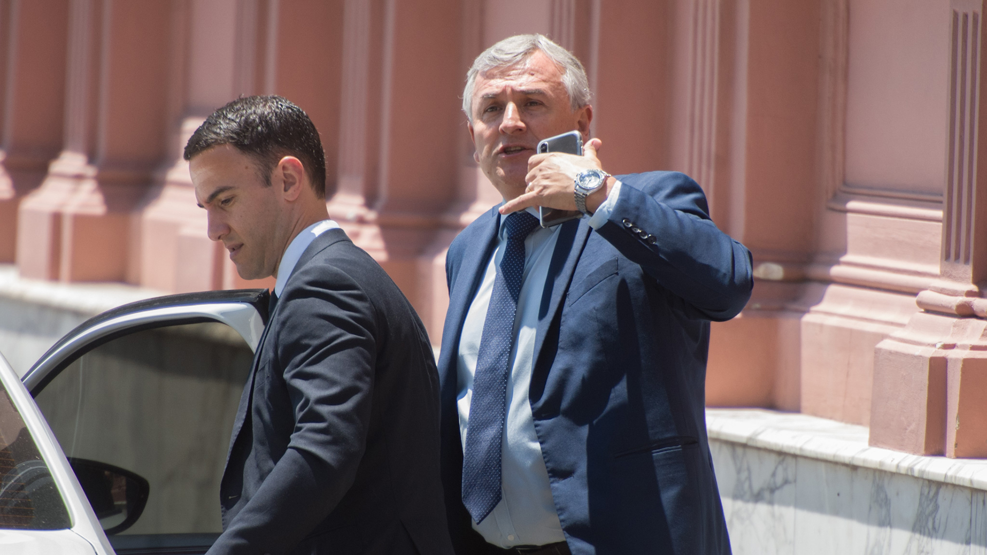 Gerado Morales, durante una visita en Casa Rosada (Adrian Escandar)