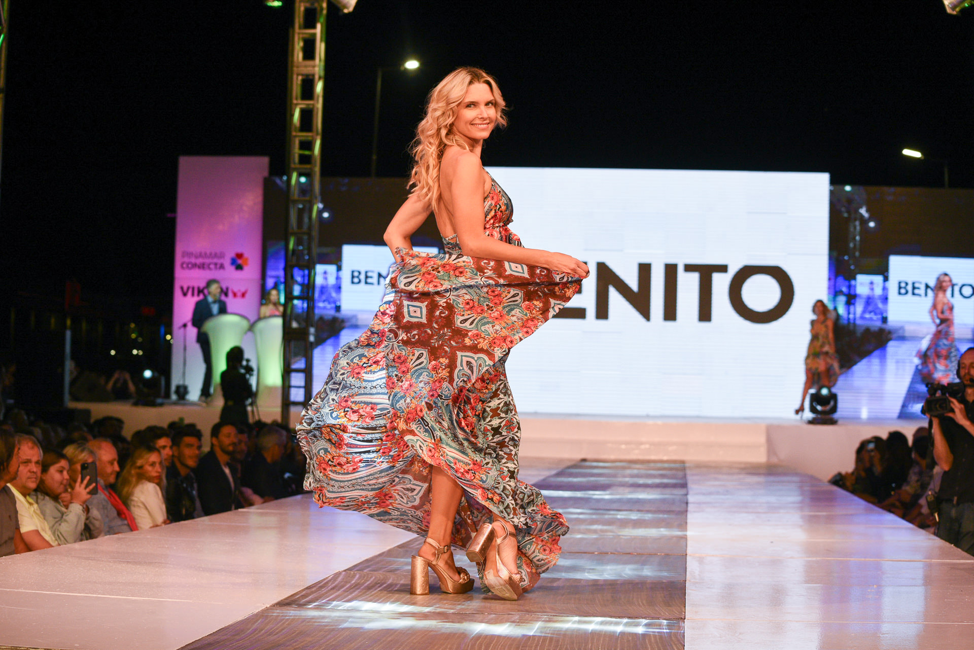 Sofía Zámolo, una de las infantables a la hora de presentar la nueva colección de Benito Fernández
