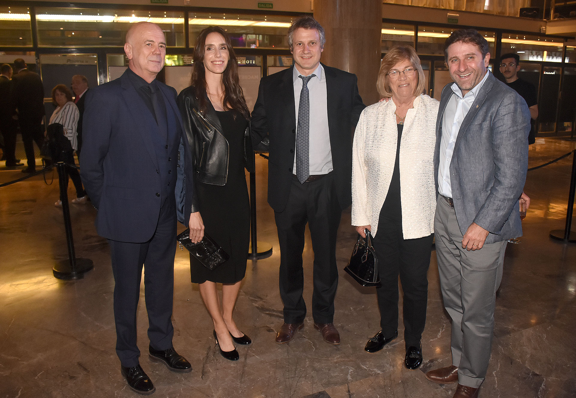 Jorge Telerman, director del Complejo Teatral de Buenos Aires; el jefe de Gabinete porteño, Felipe Miguel; la legisladora Lía Rueda y el secretario de Gobierno porteño, Fernando Straface