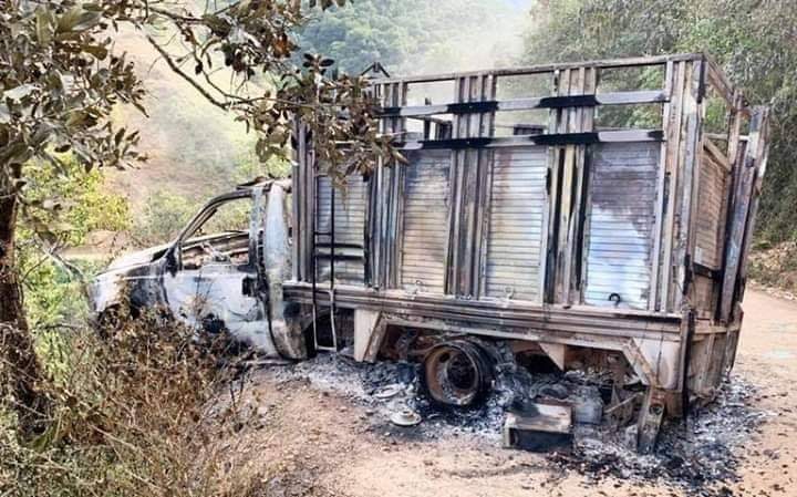 En el asesinato de 10 músicos indígenas de Chilapa se intentó simular un accidente (Foto: Twitter/franciscodgomex)