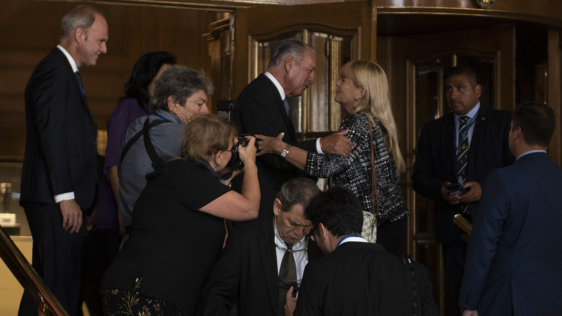 Daniel Funes de Rioja recibe a la ministra de Justicia, Marcela Losardo