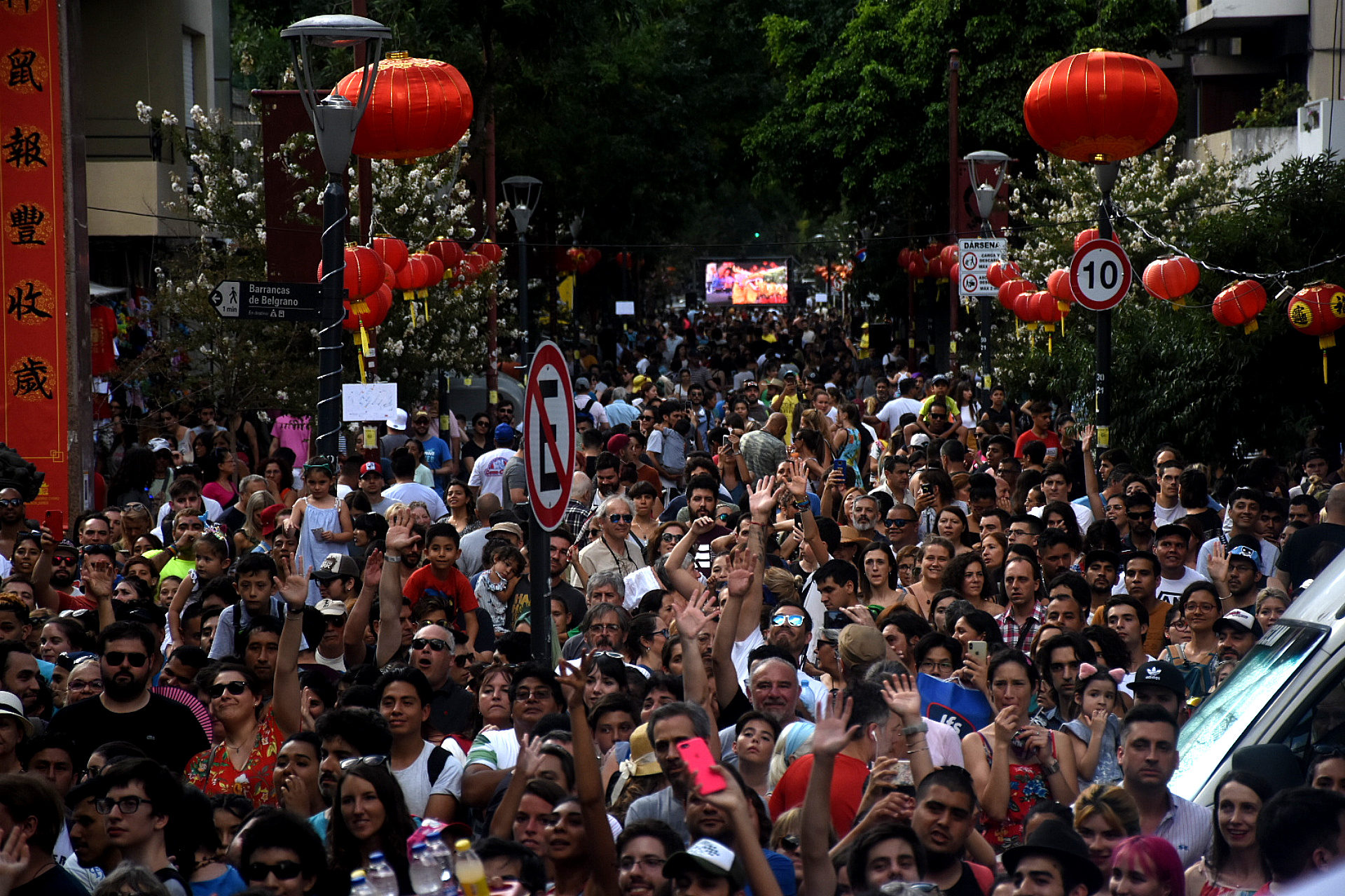 Los vecinos recorrieron el