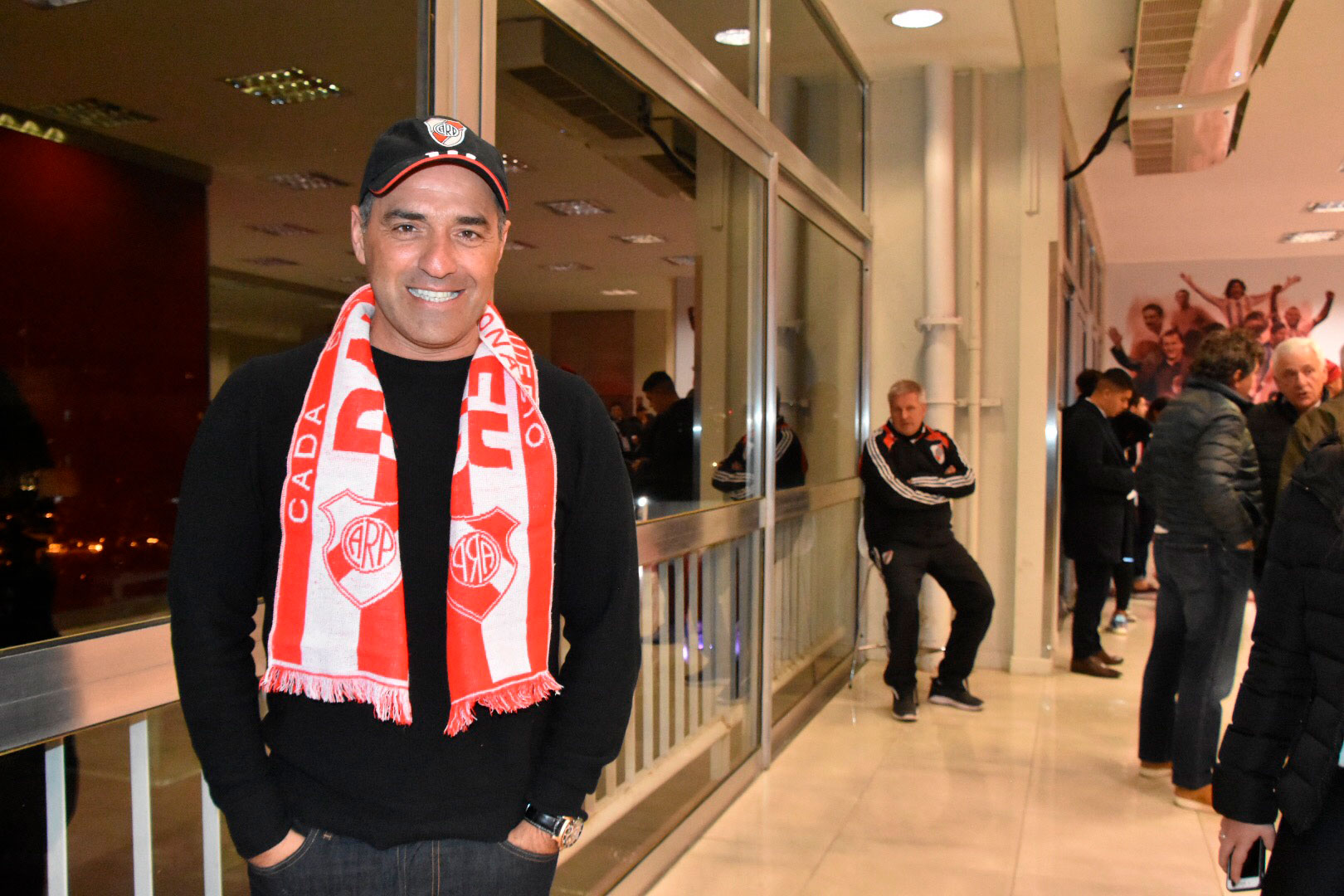 Mariano Iúdica estuvo presente en el Monumental