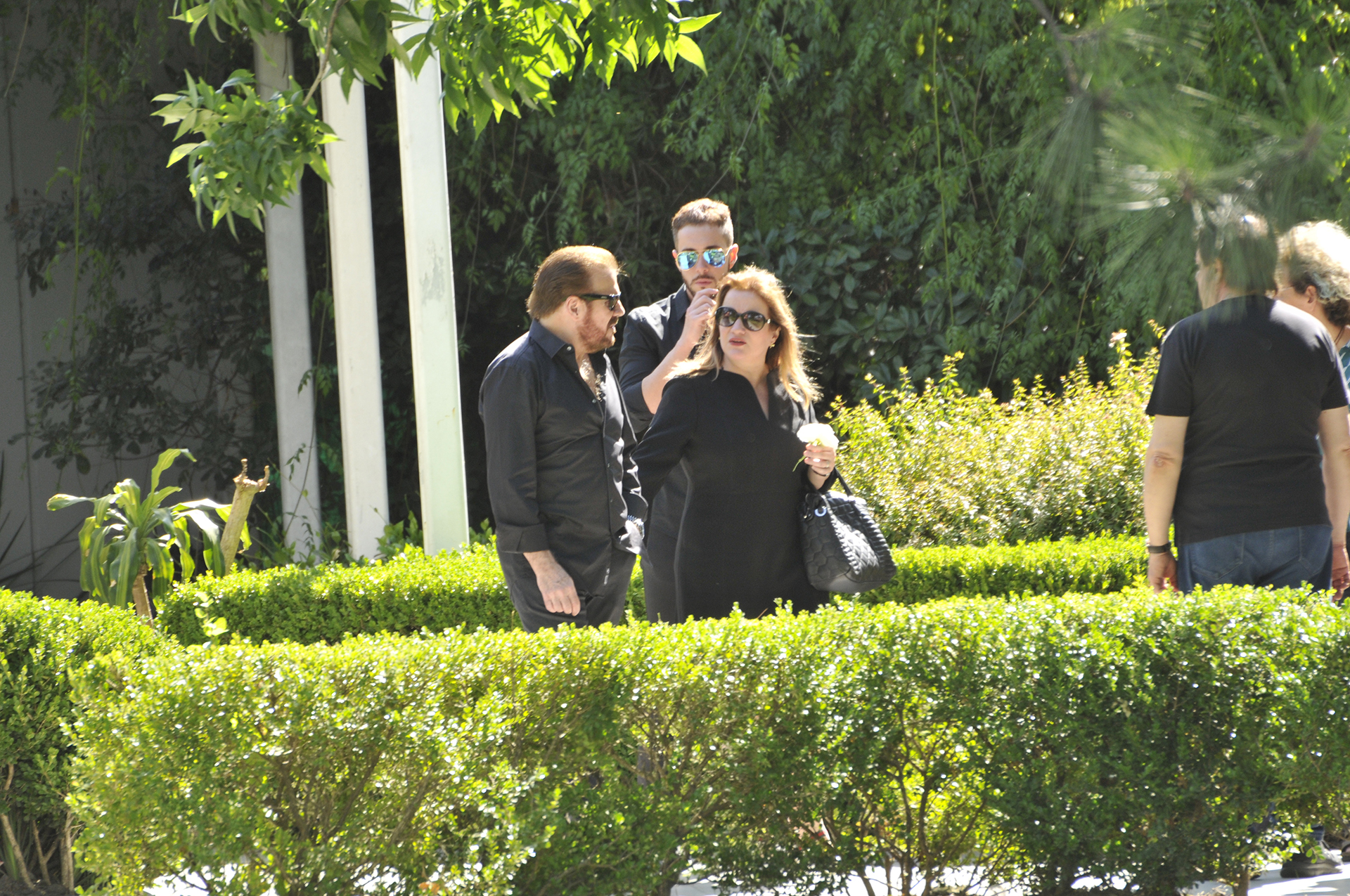 Joaquín estuvo acompañado por su esposa, Viviana, y su hijo, Francisco