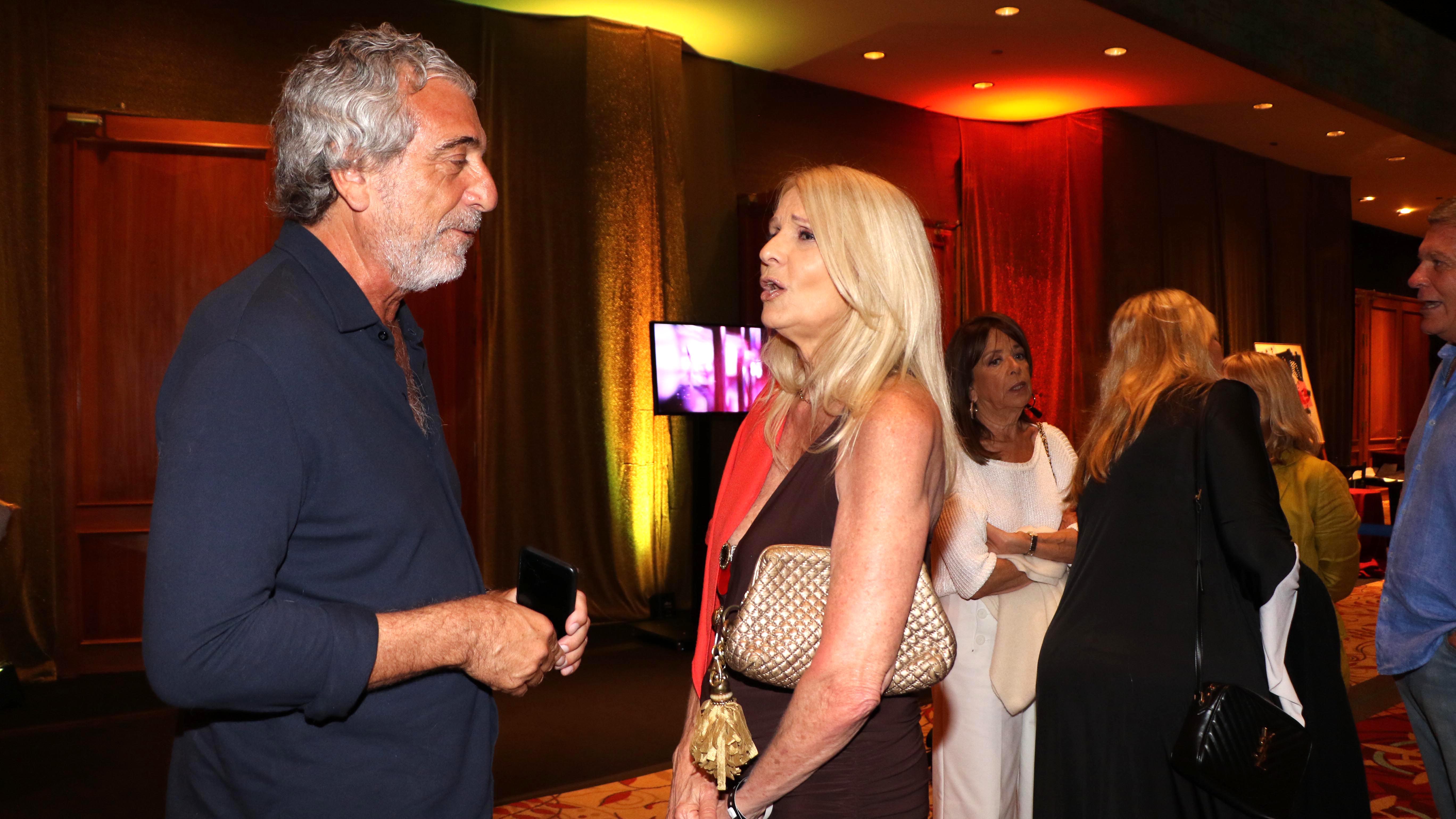Daniel Awada y Evelyn Scheidl