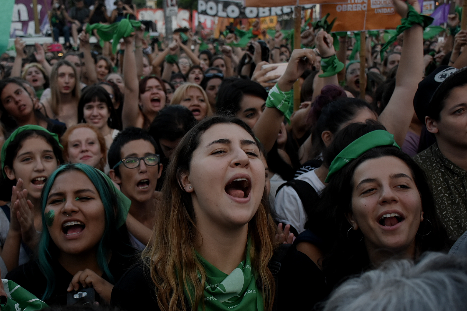 Las principales protagonistas fueron las jóvenes