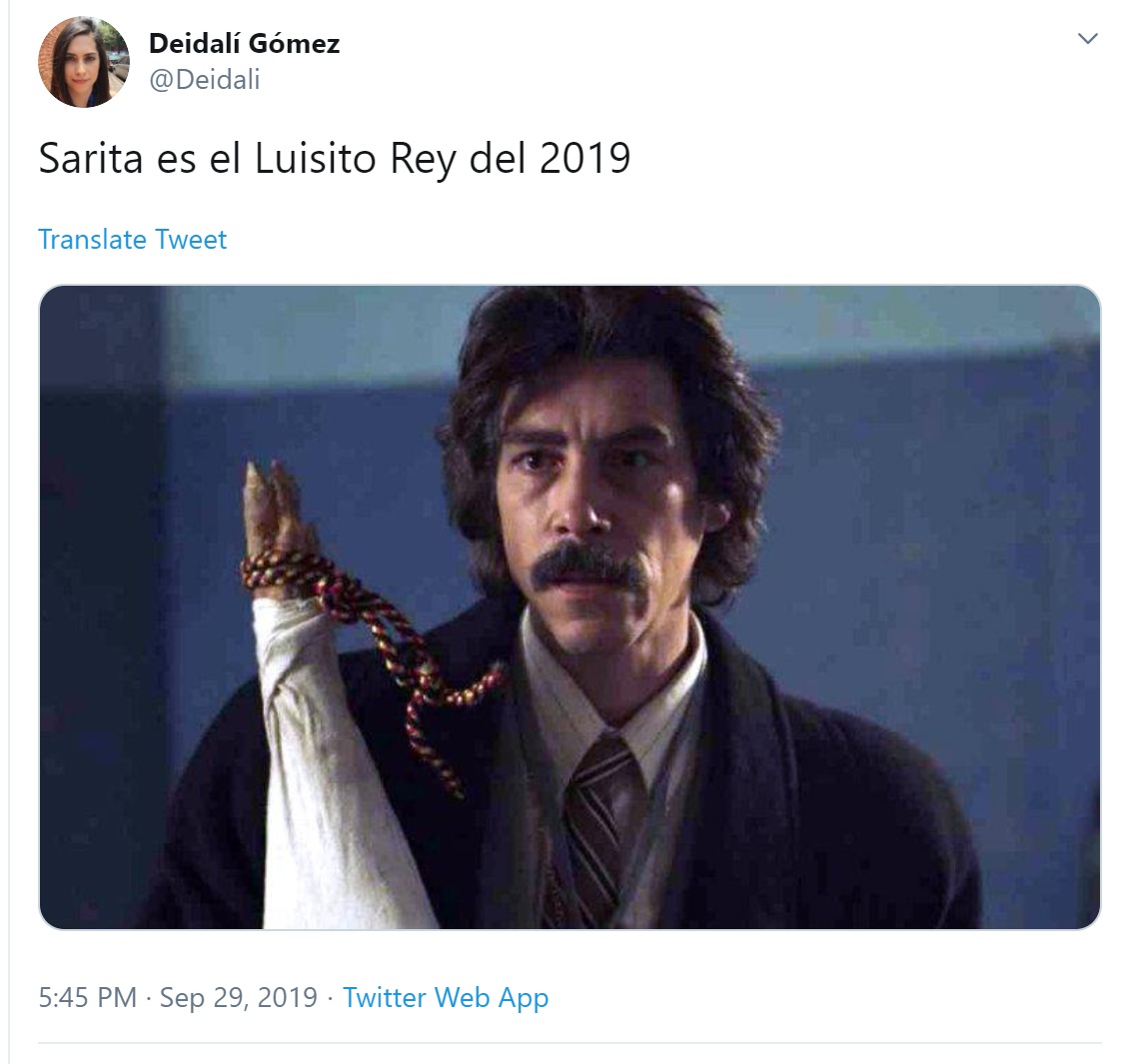 Los fans de José José dijeron que Sarita Sosa era la nueva Luis Rey (Foto: Twitter)