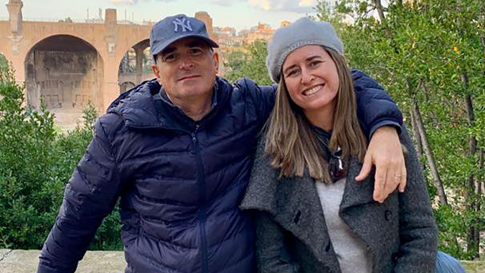Ricardo y Carolina durante el último viaje