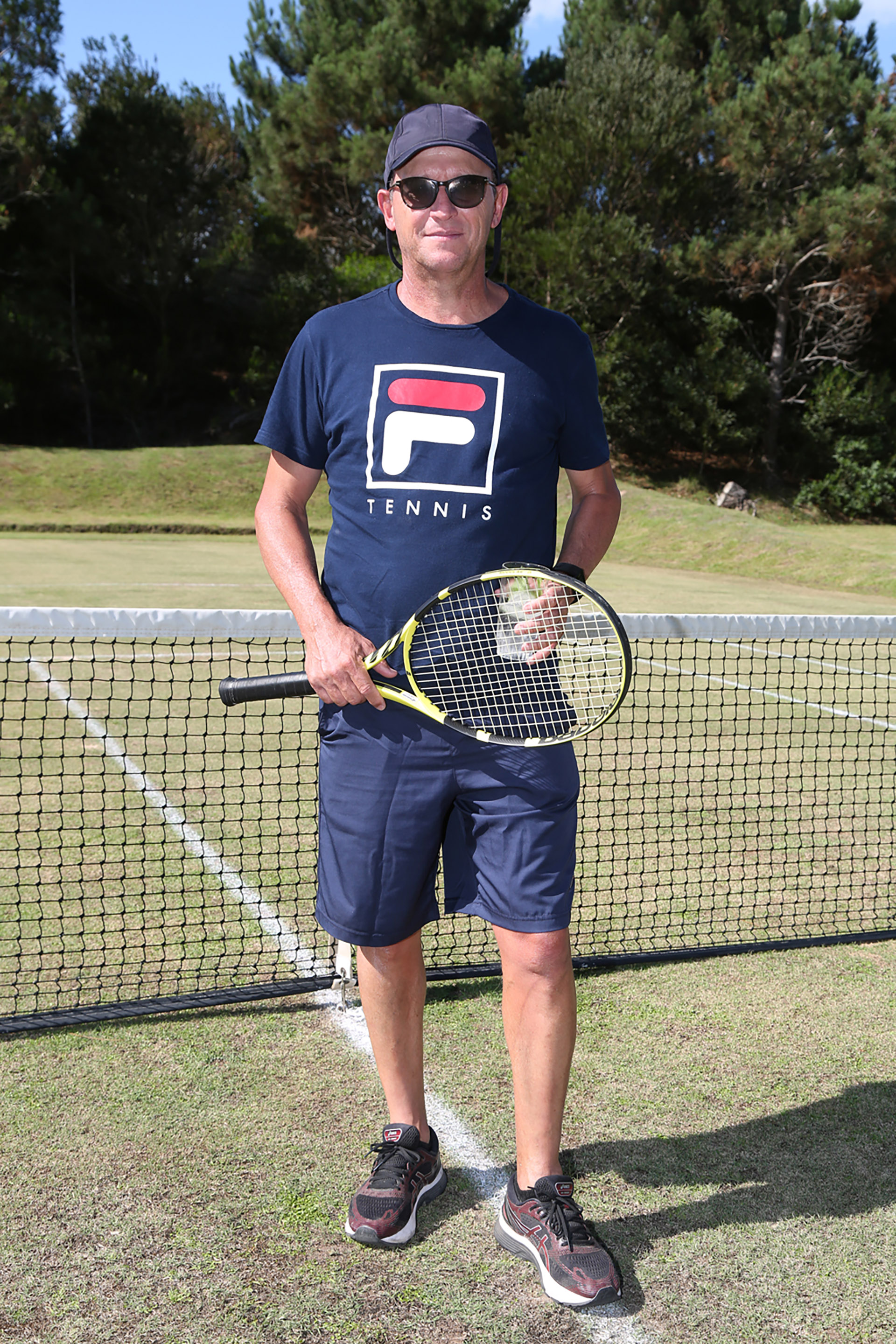 Martín Jaite fue el conductor del torneo de tenis Pro Am