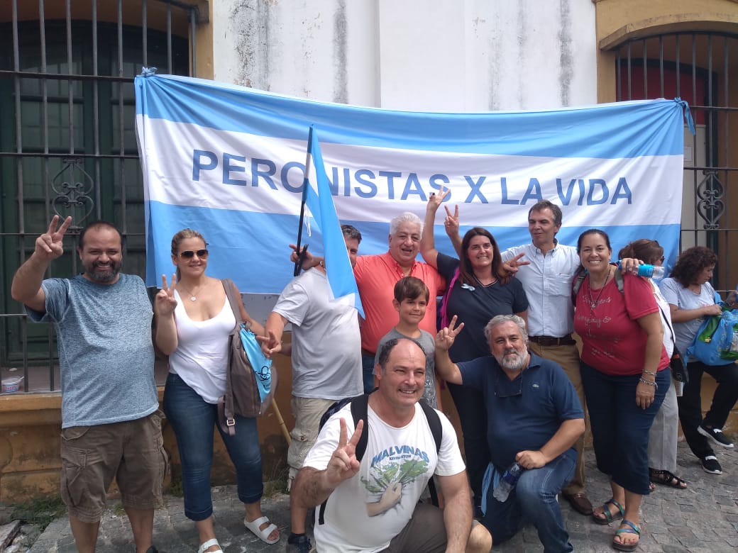 En el centro, Julio Piumato, secretario general de la Unión de Empleados Judiciales de la Nación