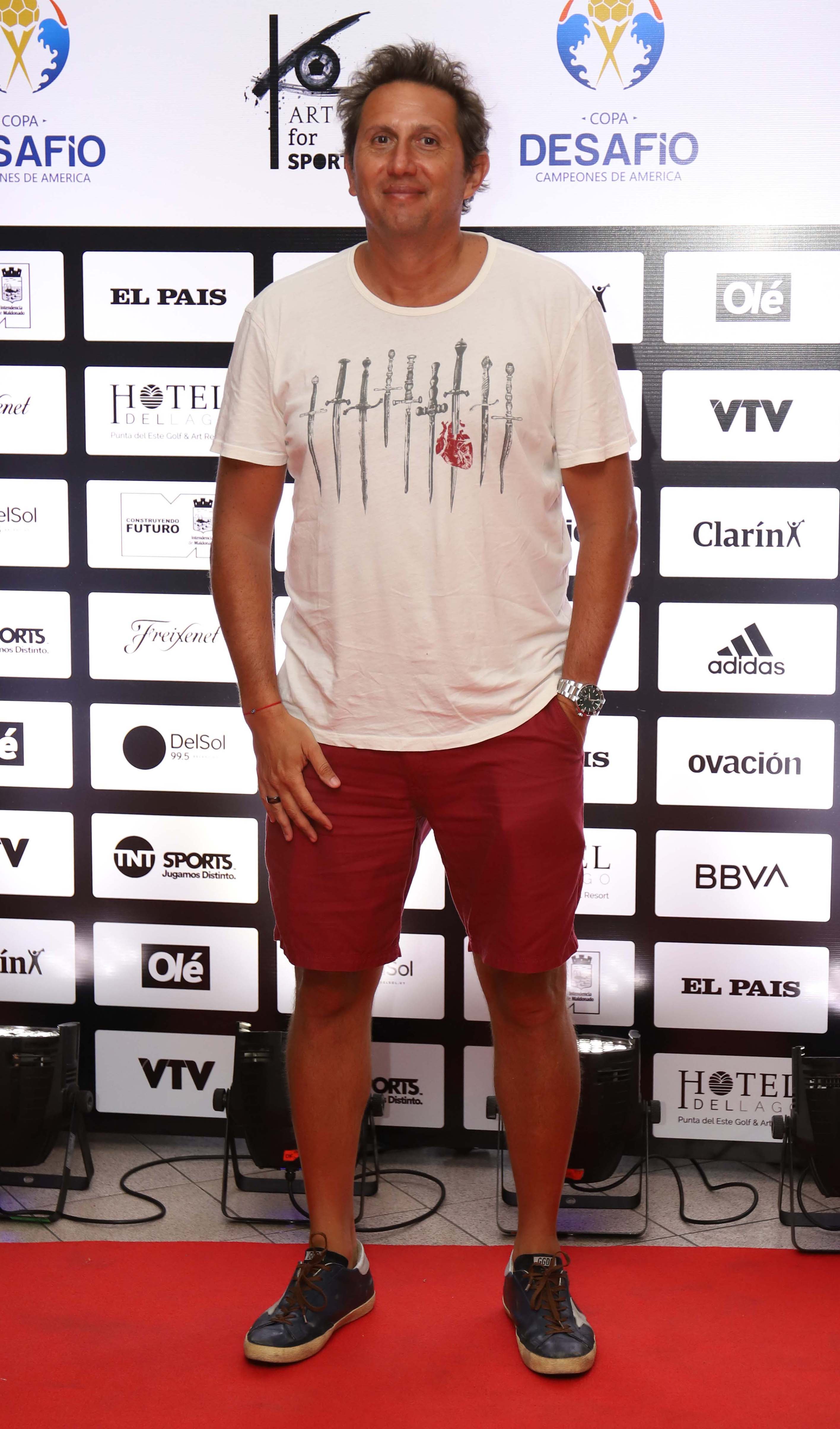 Juan Pablo Varsky en la cancha