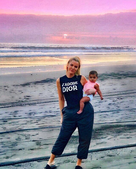 Khloé Kardashian y True Thompson