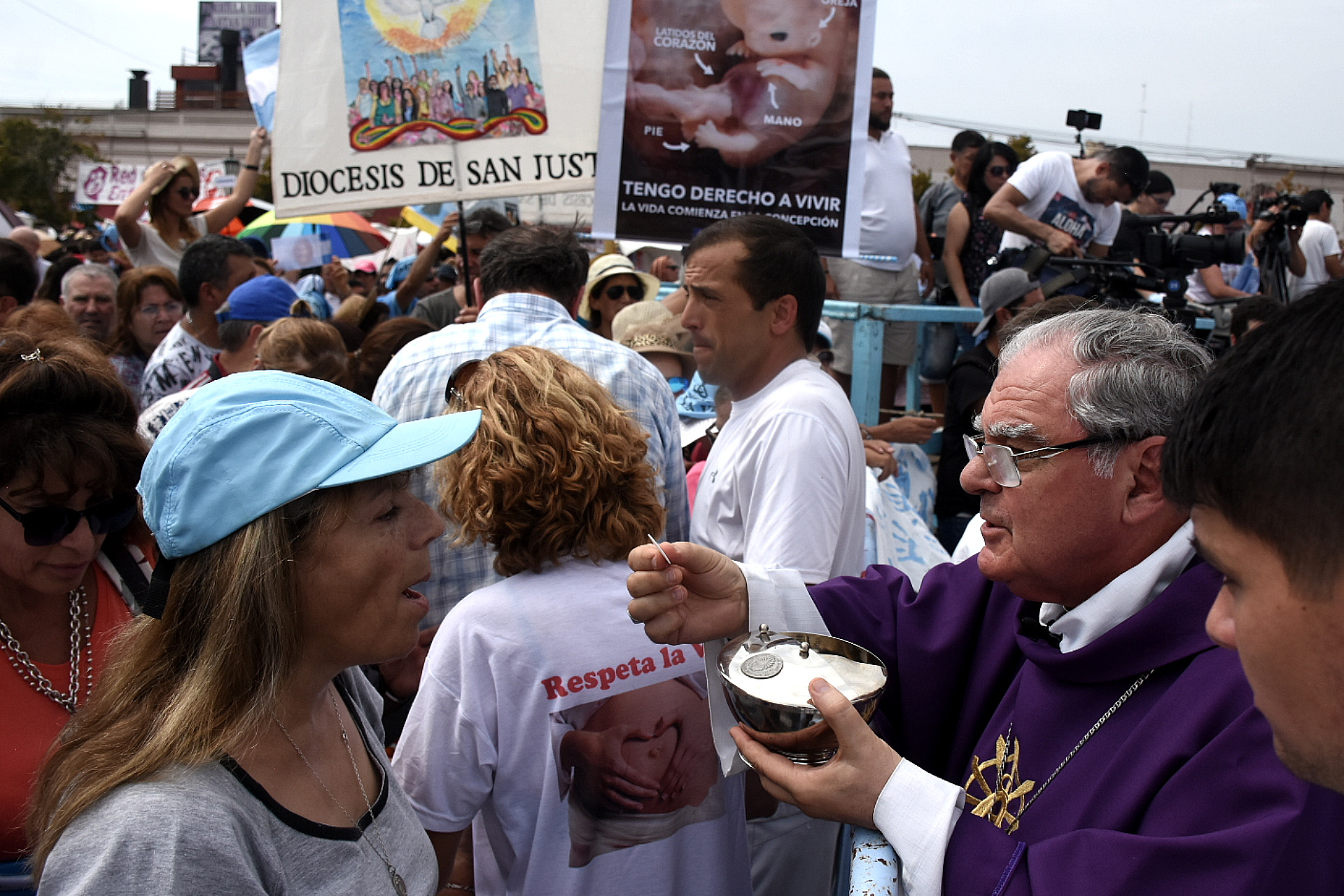 El momento de la eucaristía. Luján, 8 de Marzo