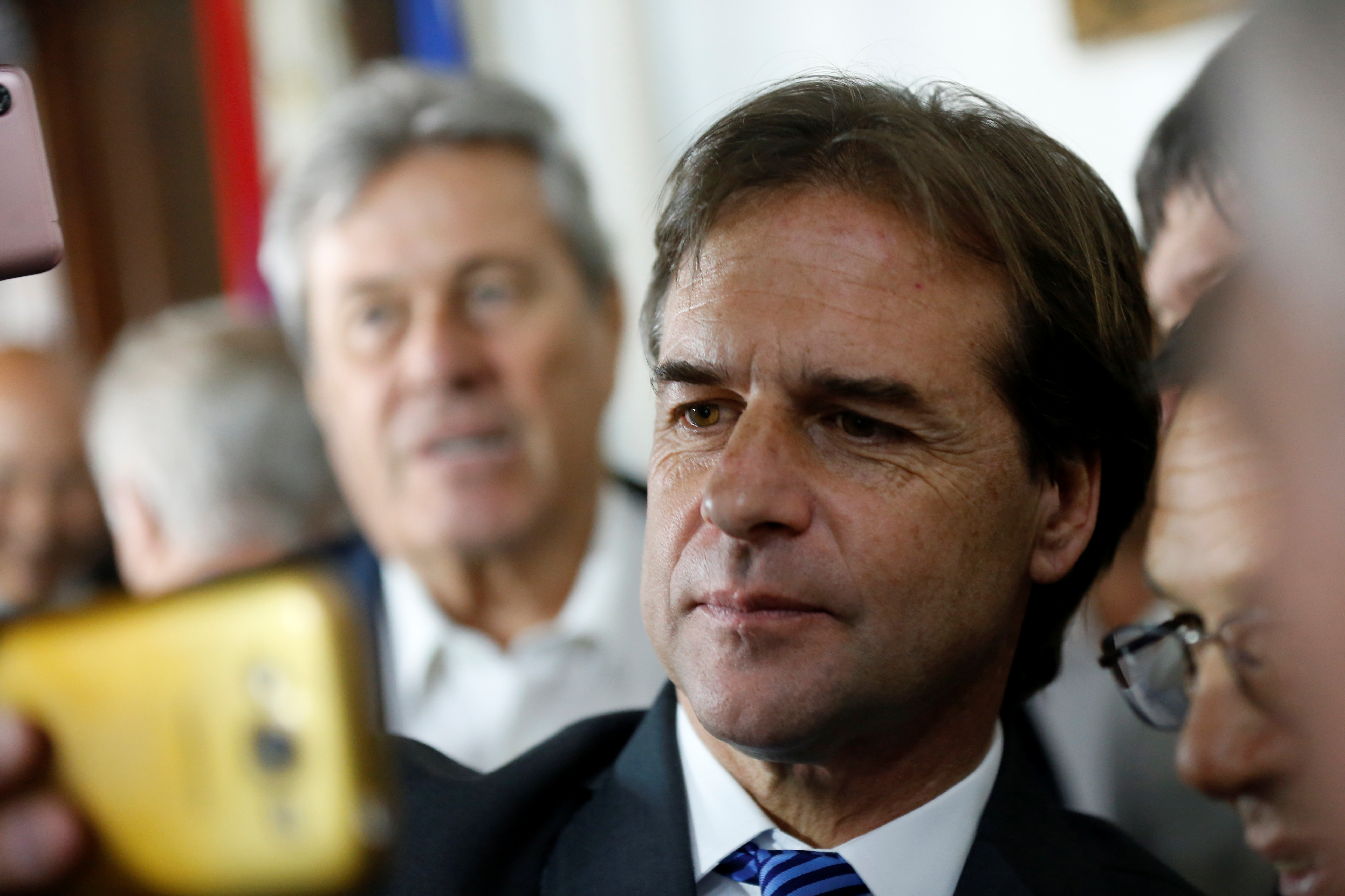 El presidente electo de Uruguay Luis Lacalle Pou.