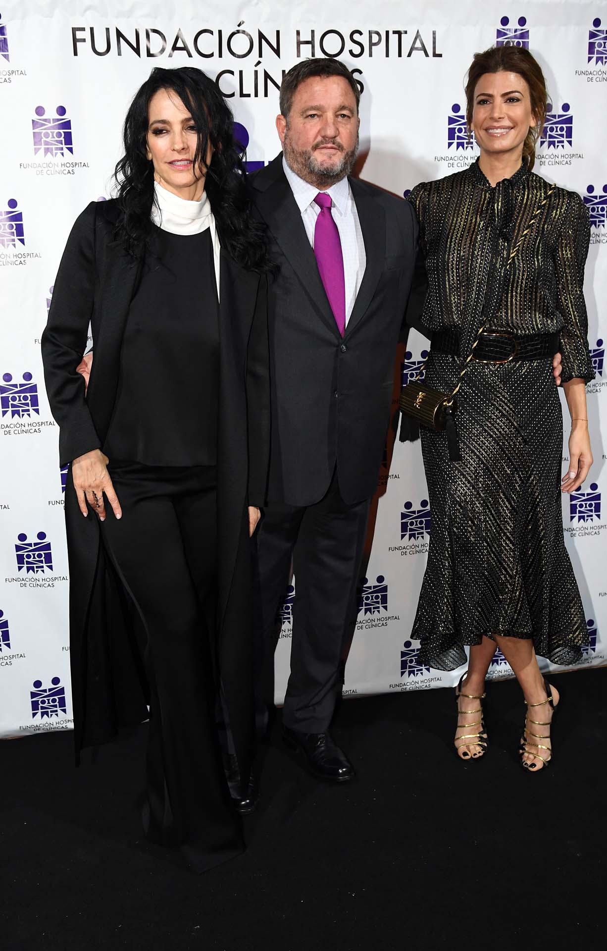 Cynthia Teperman de Cohen (vocal de la Fundación), Alejandro Macfarlane y Juliana Awada