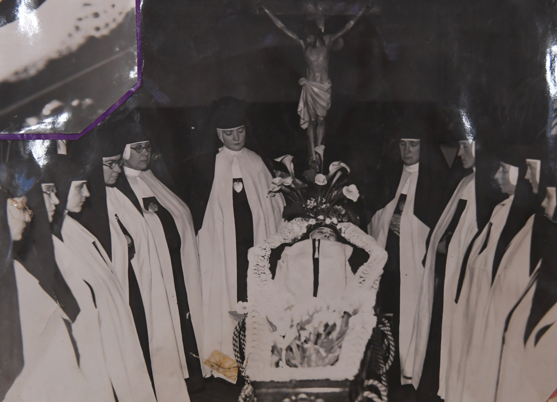 El velatorio de la Sierva de Dios Madre Isabel Fernández, en (Foto: Maximiliano Luna)