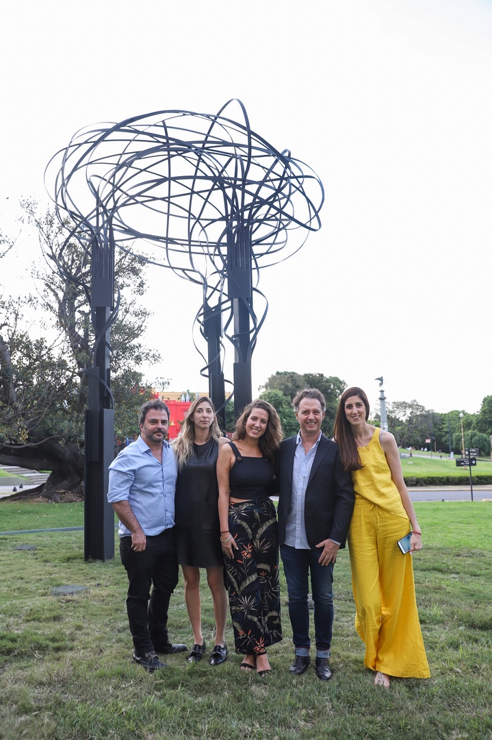Diego Radivoy, Ernestina Falabella, Victoria D'Amuri Angeloz, Pablo Reinoso y Victoria Hassan