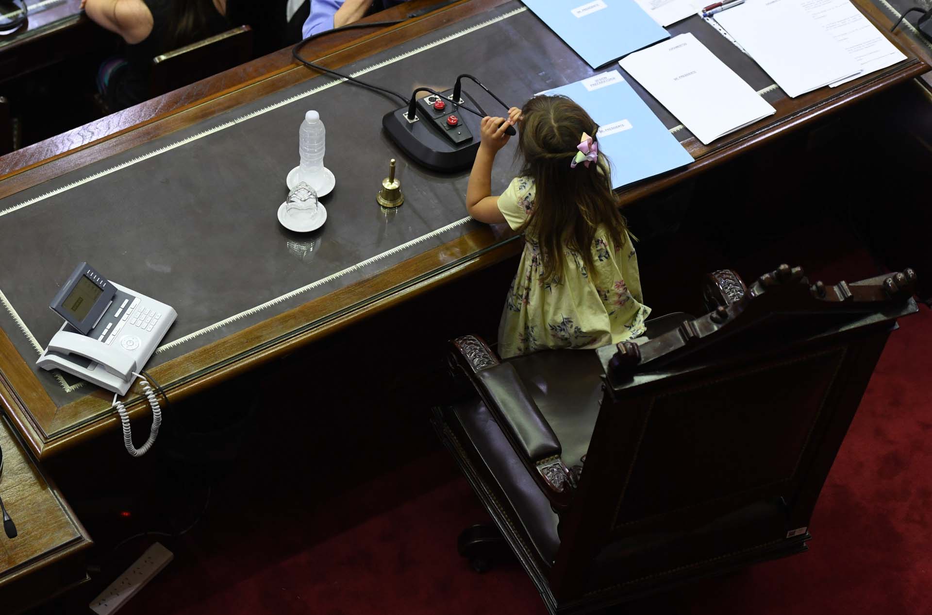 Los familiares de los diputados electos se sumaron a la sesión preparatoria