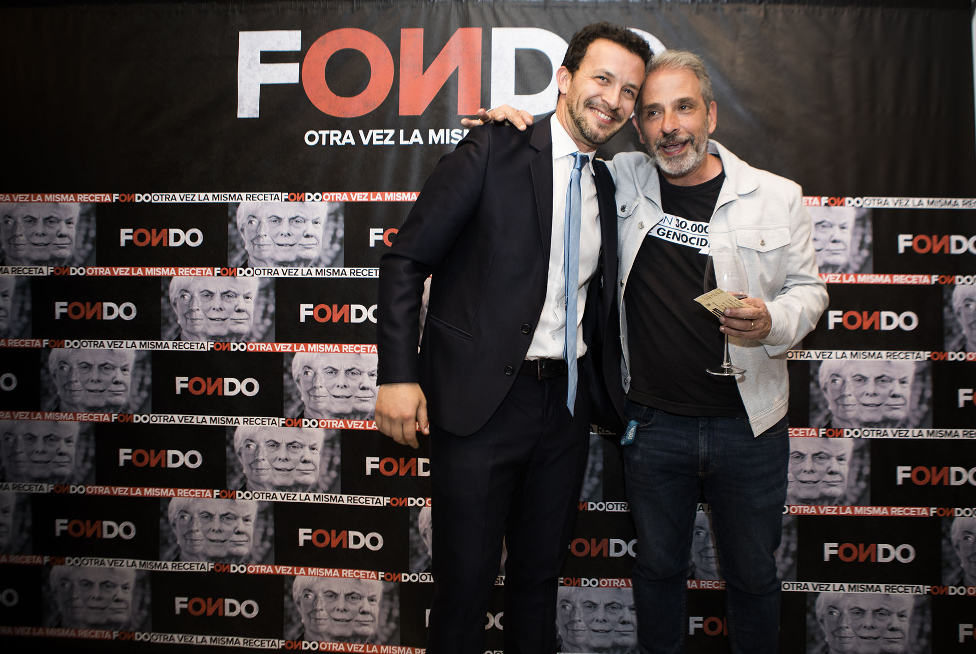 Diego Pietrafesa junto a Bercovich