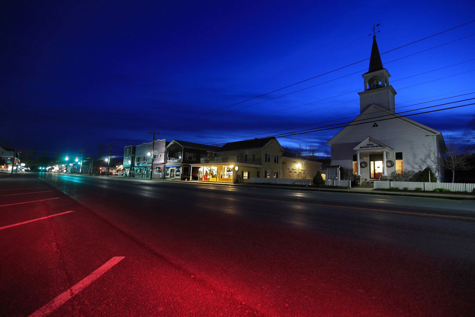 La Primera Iglesia Bautista de North Conway (AP Photo / Robert F. Bukaty)