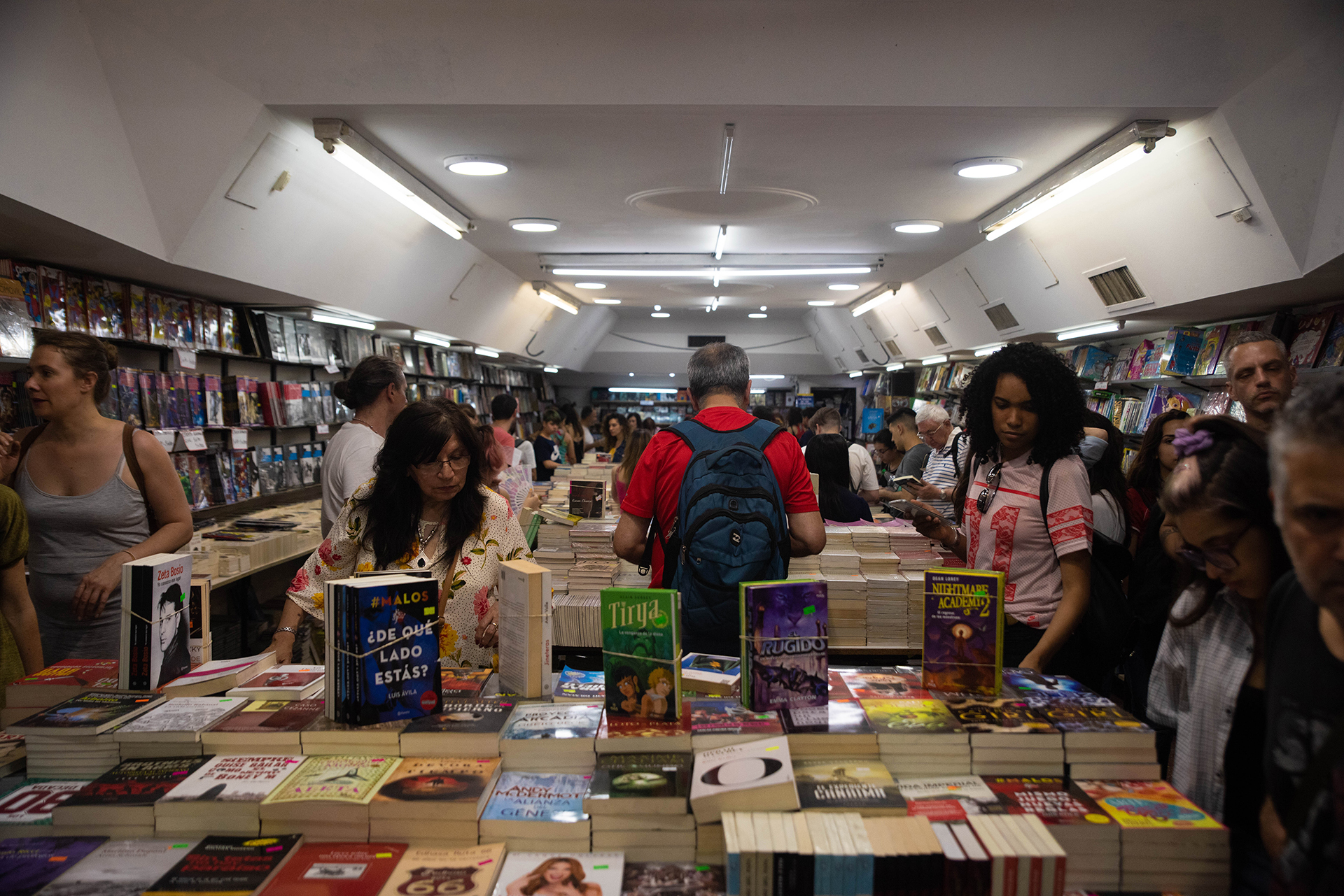 Una de las librerías que participó del evento.