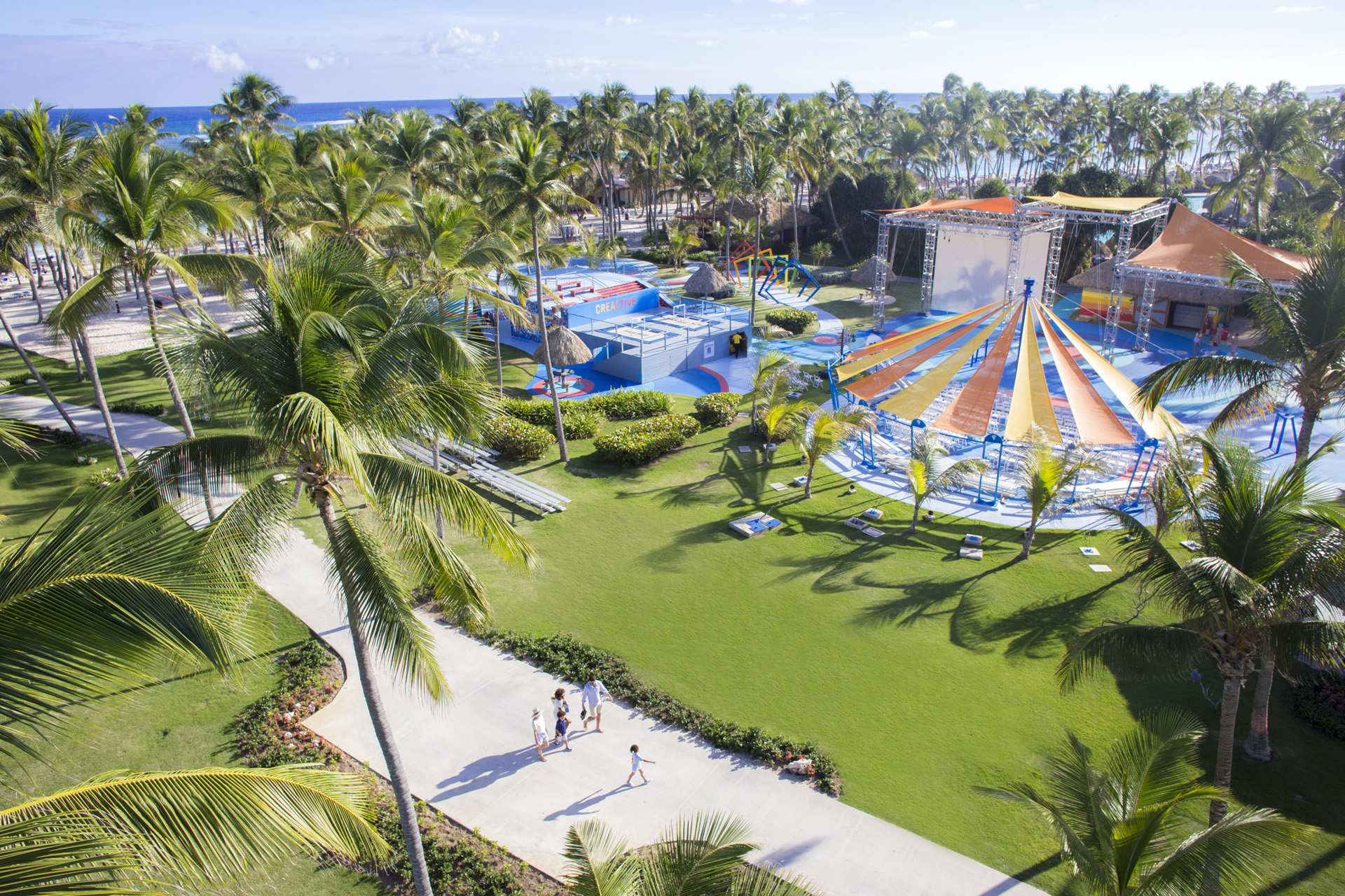 Este resort cuenta con el espacio creative by Cirque Du Soleil. Aquí, tanto adultos como niños pueden sumergirse en una experiencia única en la región con más de 25 actividades artísticas, deportivas y acrobáticas